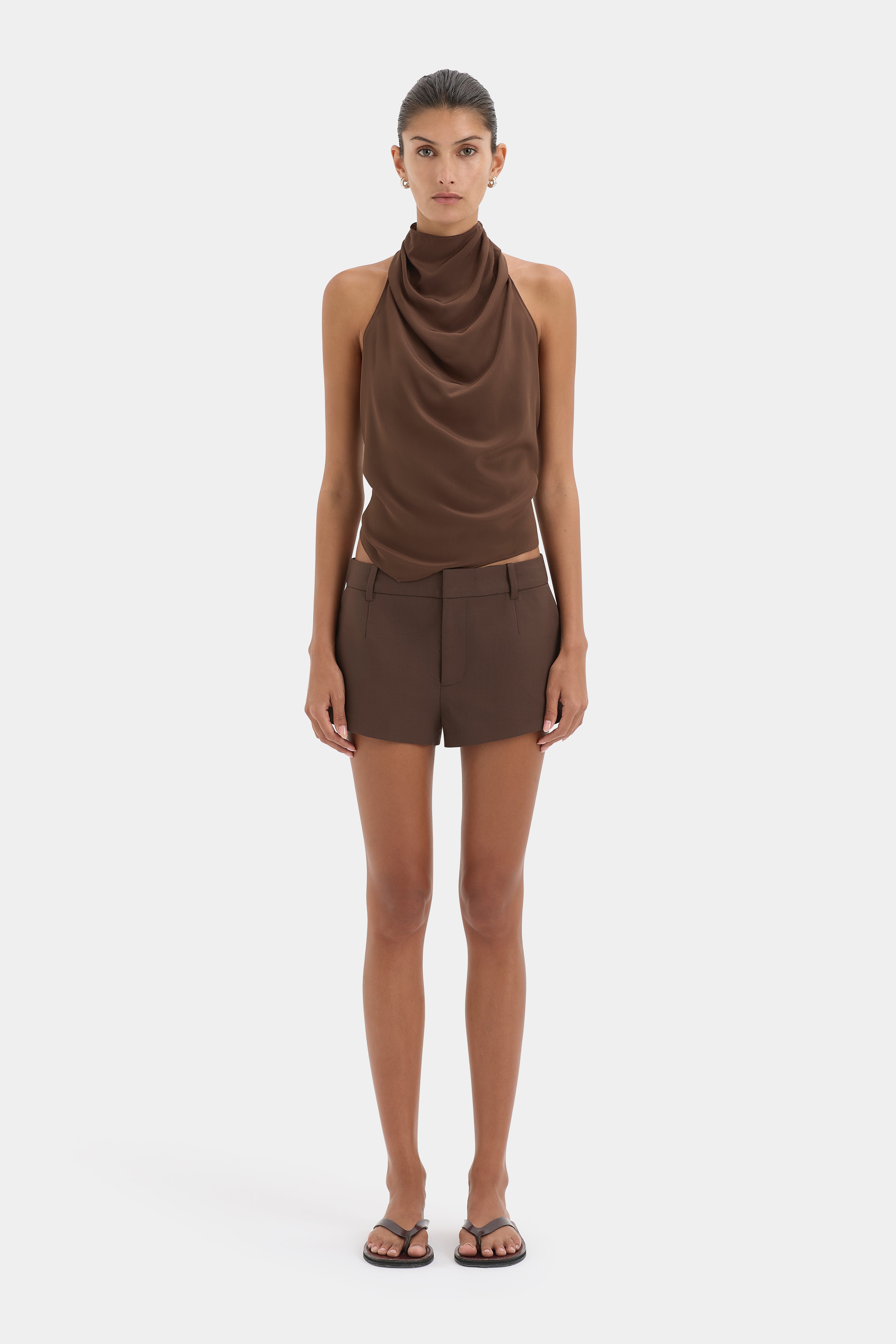 Rioja Halter Scarf Top