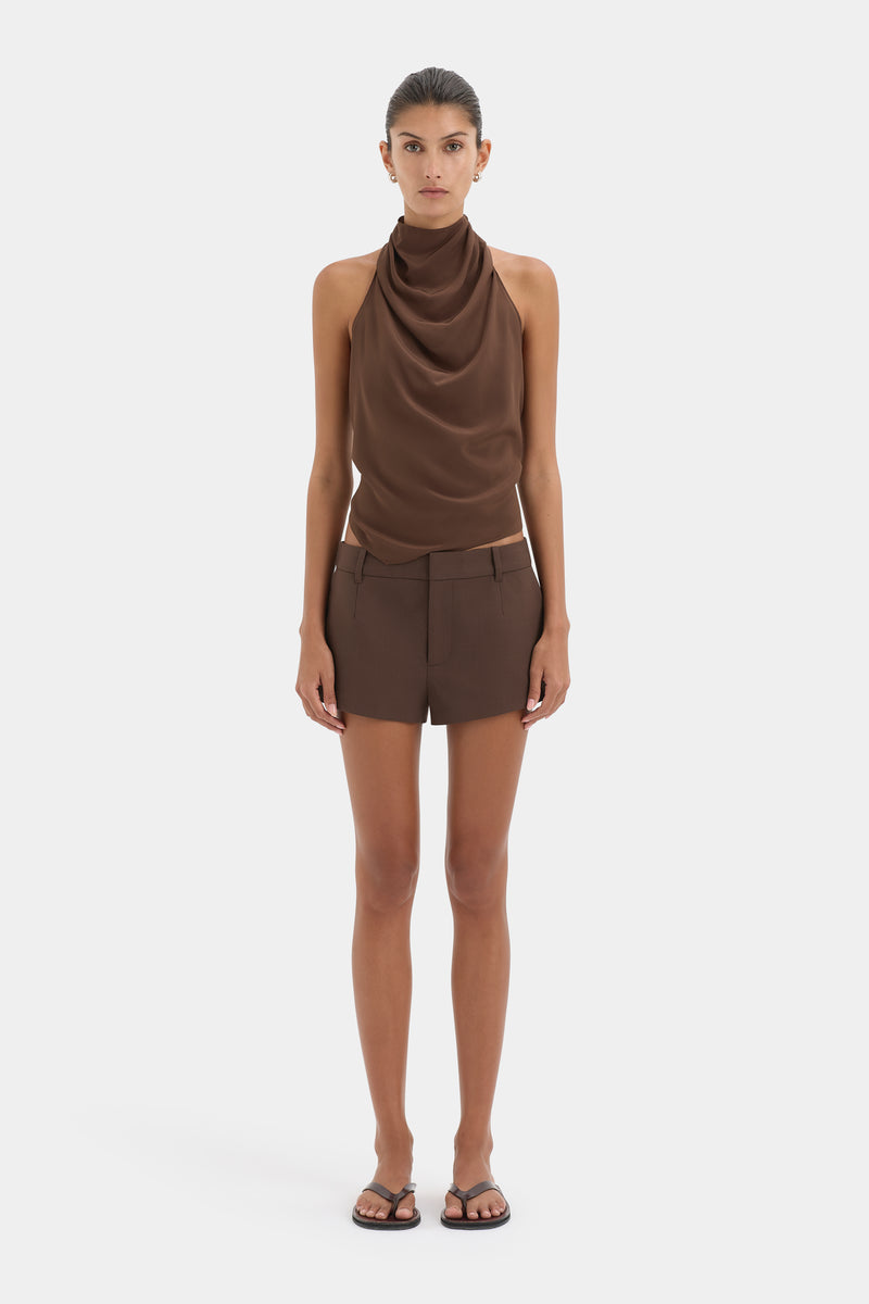 Rioja Halter Scarf Top