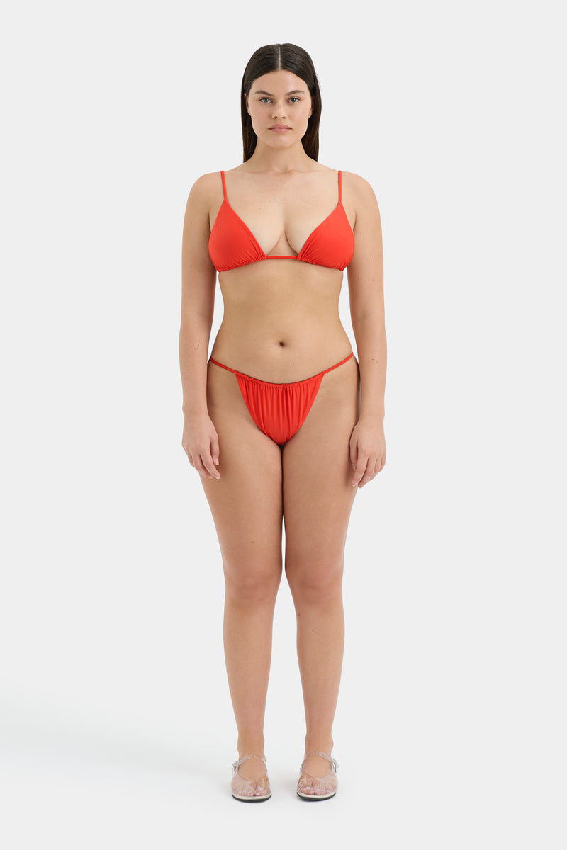 Clarita String Triangle Top