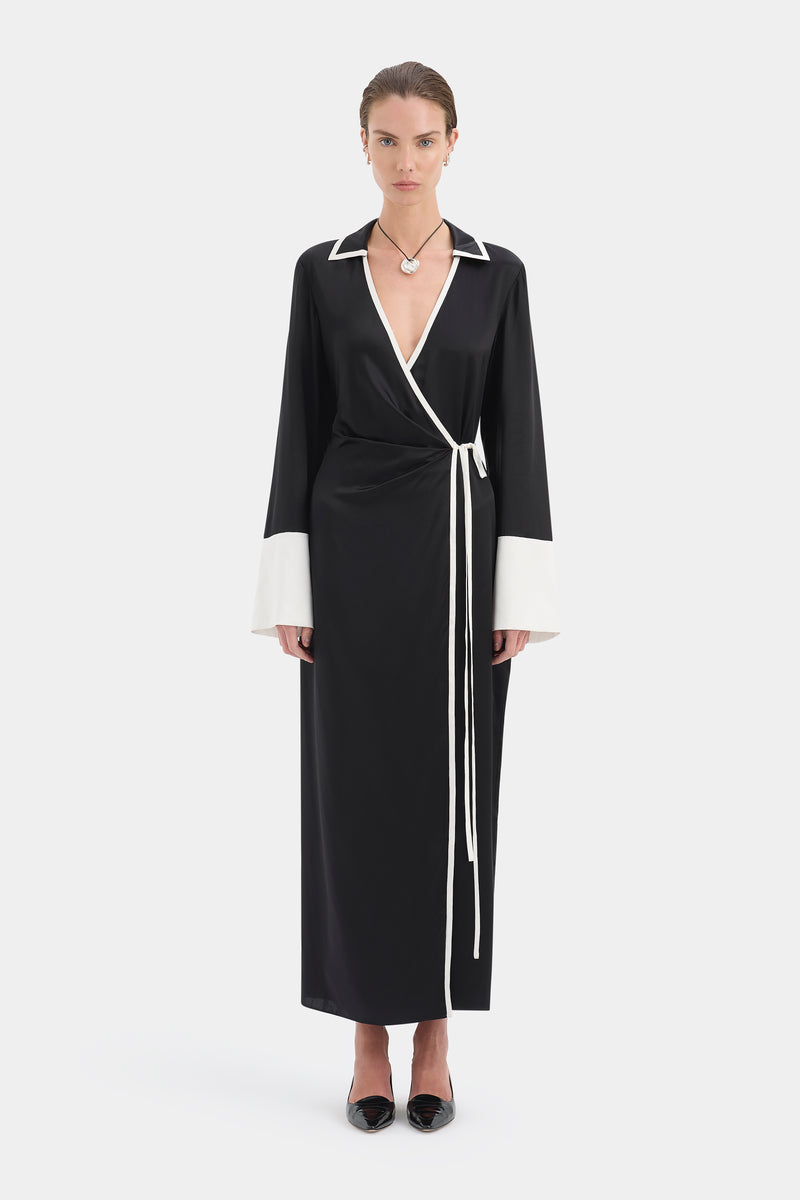 Yasmine Wrap Shirt Dress