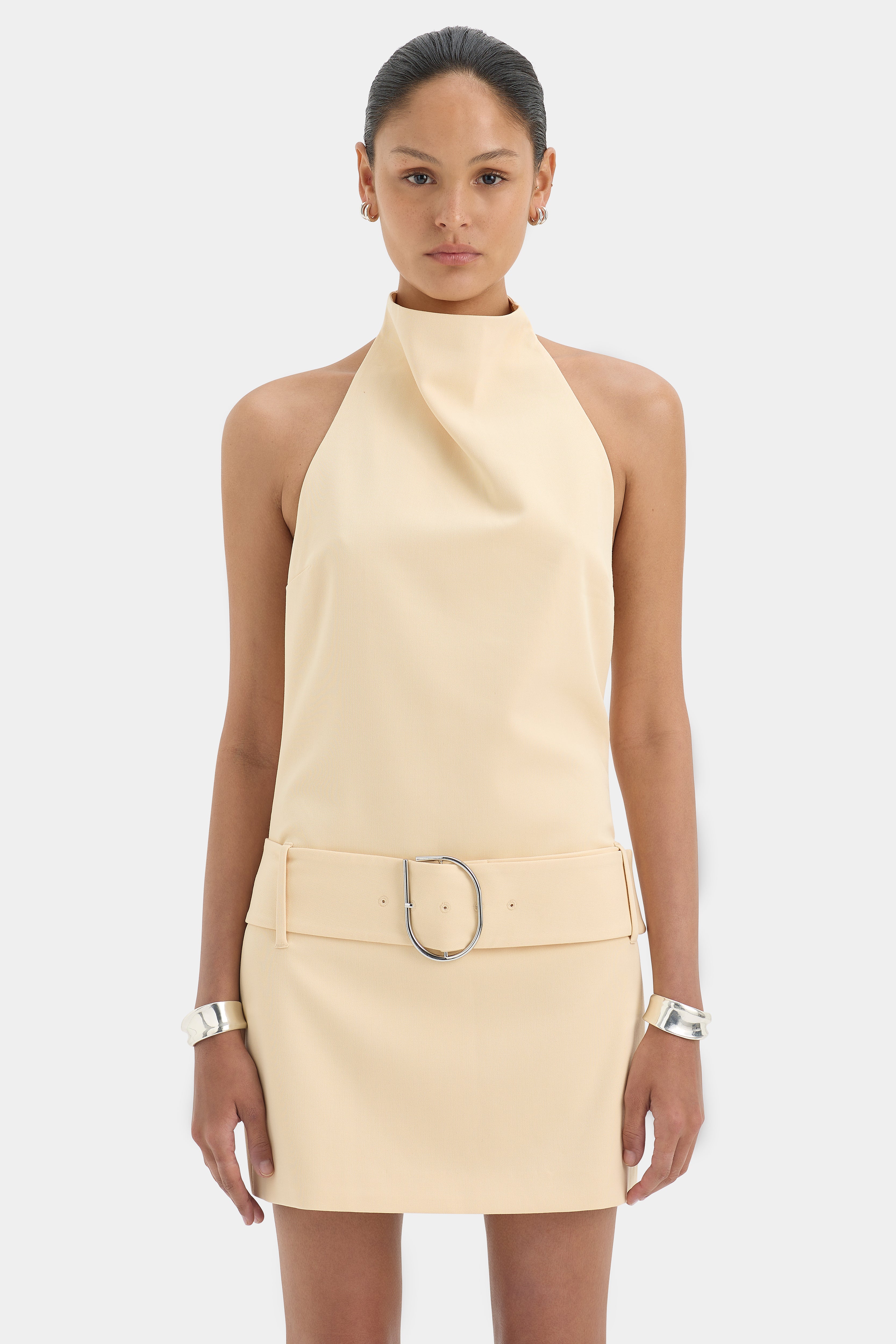 Sabina Belted Mini Dress