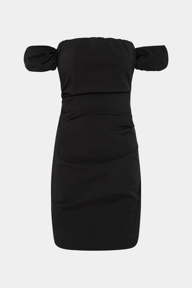 Carmen Draped Mini Dress