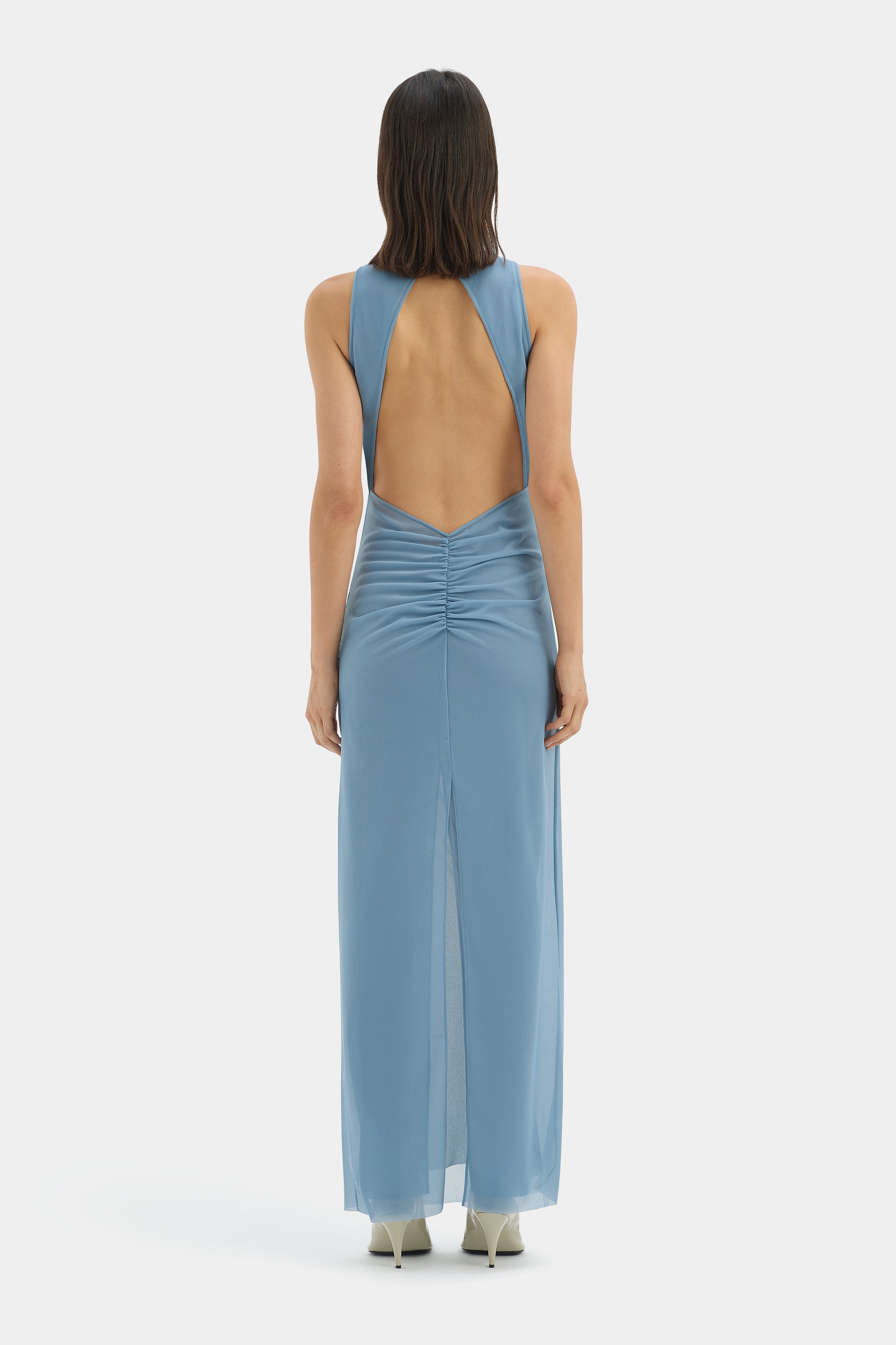 Ruby Open Back Gown