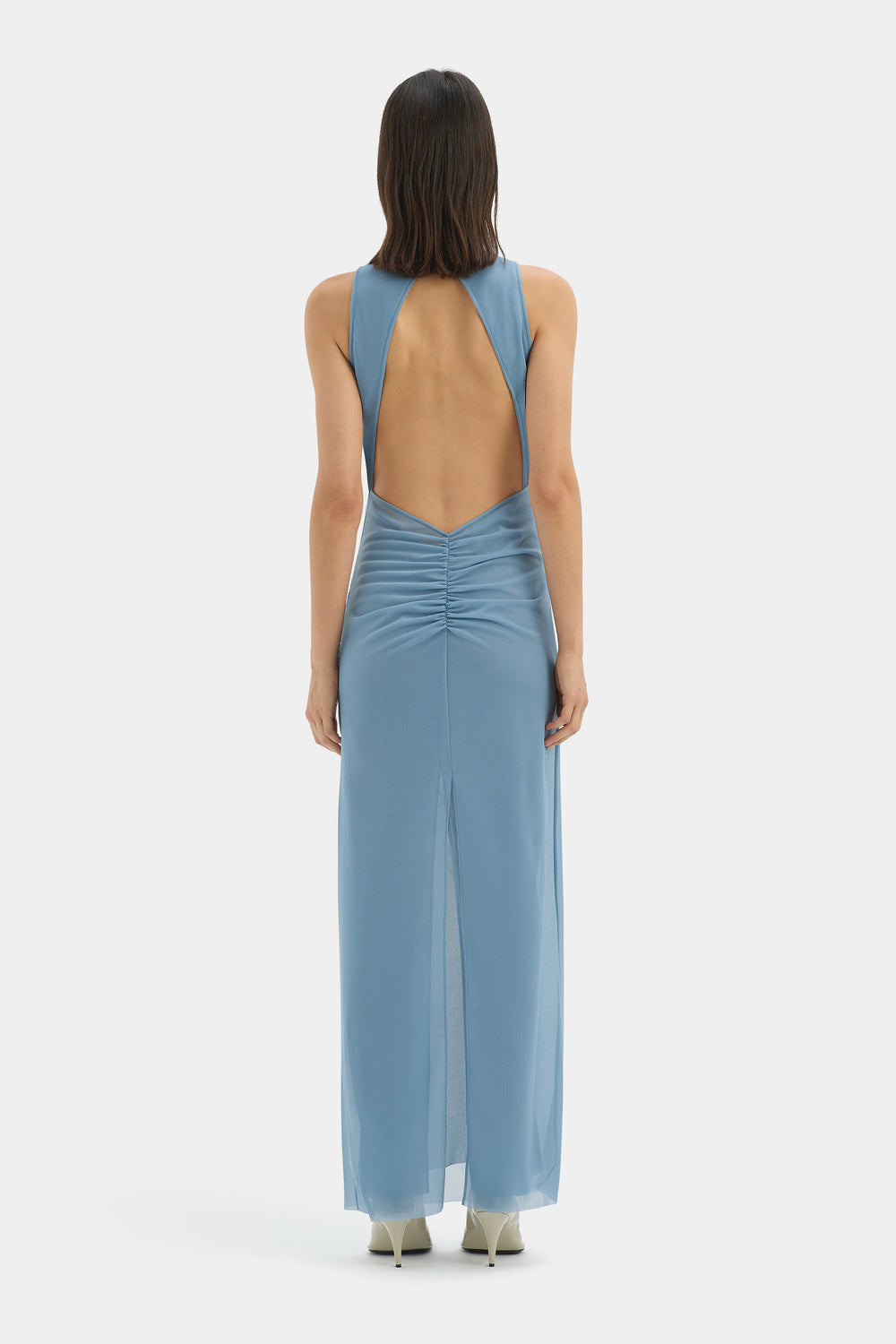 Ruby Open Back Gown