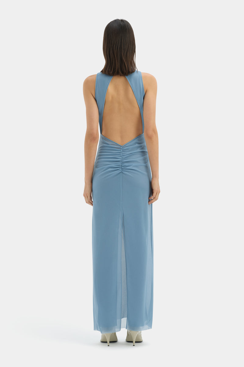 Ruby Open Back Gown