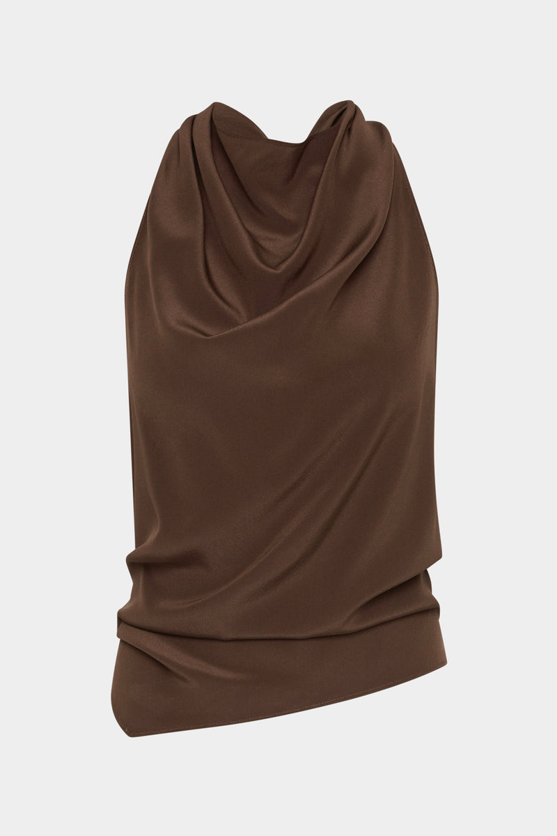Rioja Halter Scarf Top