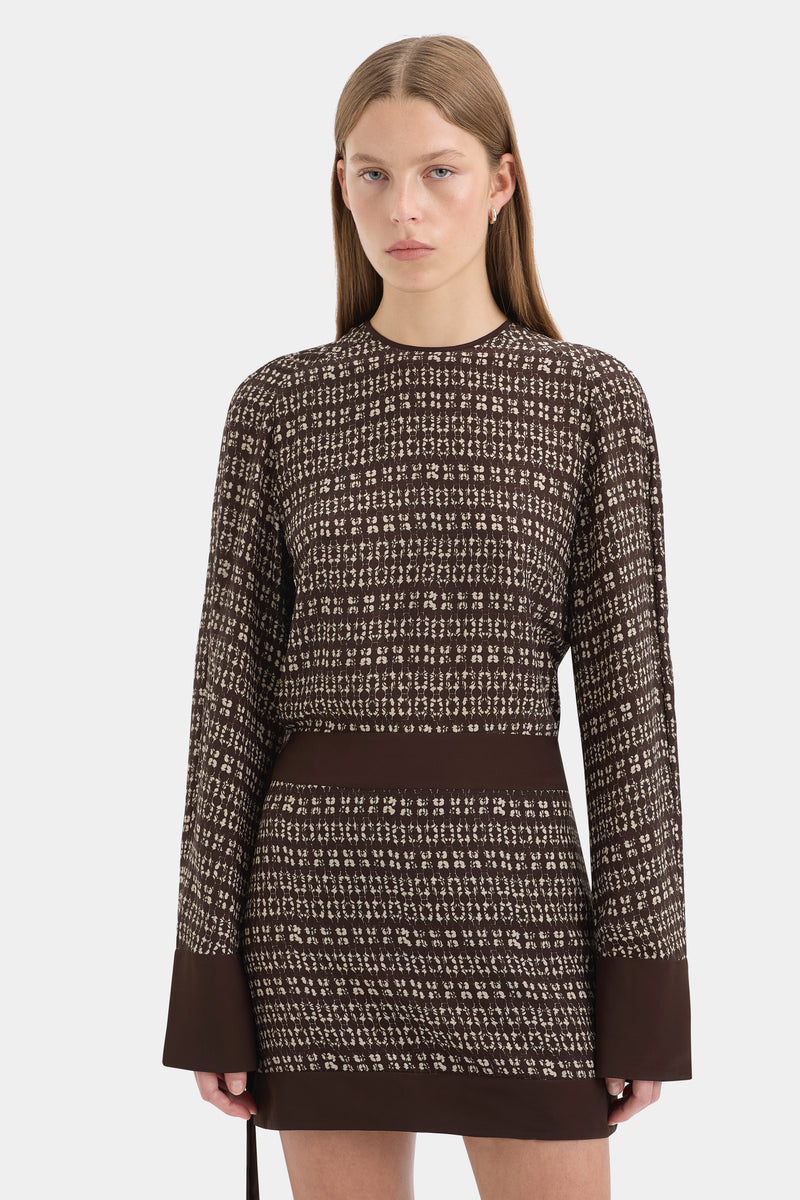 Astrid Long Sleeve Mini Dress