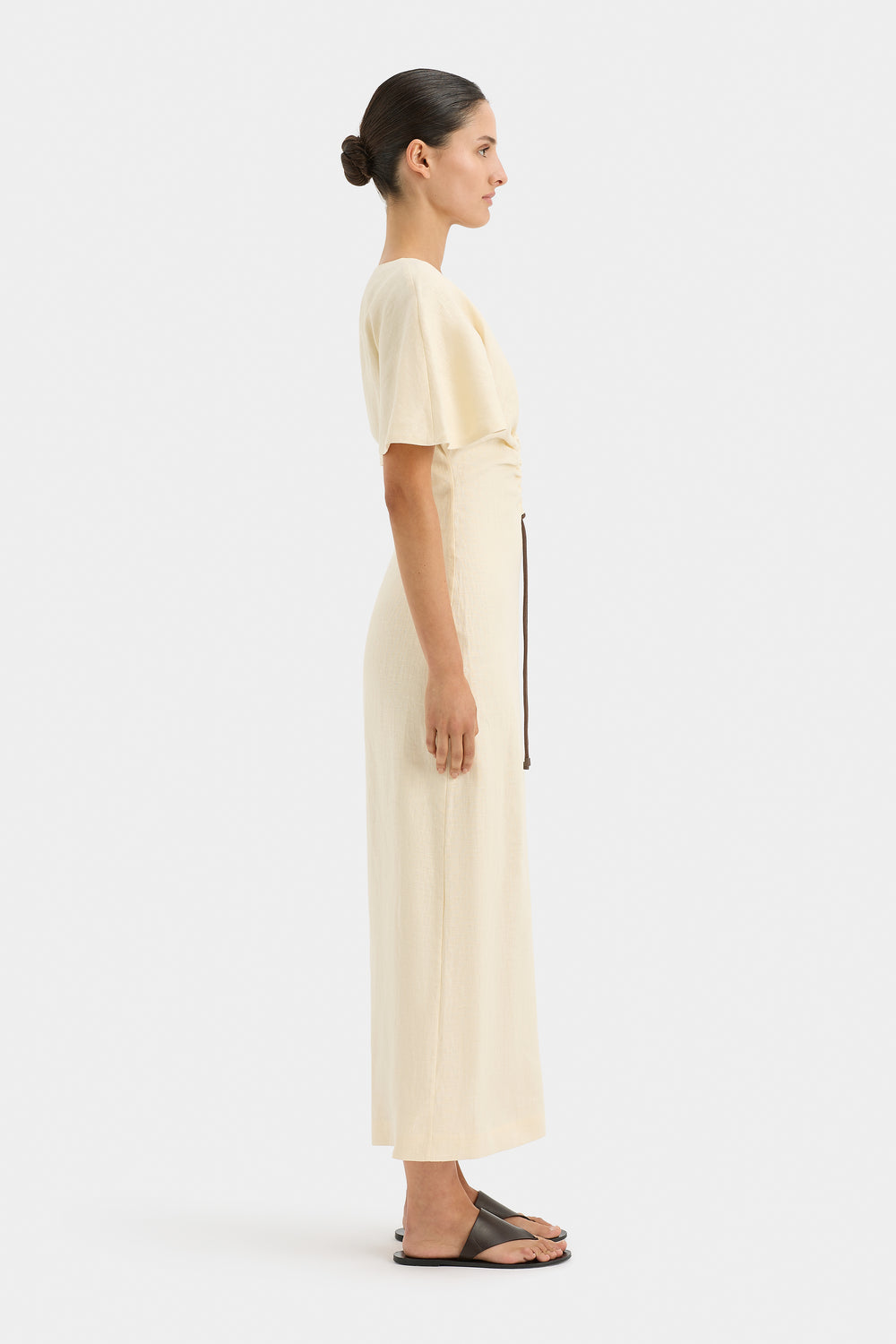 Josefina Corded V Neck Dress