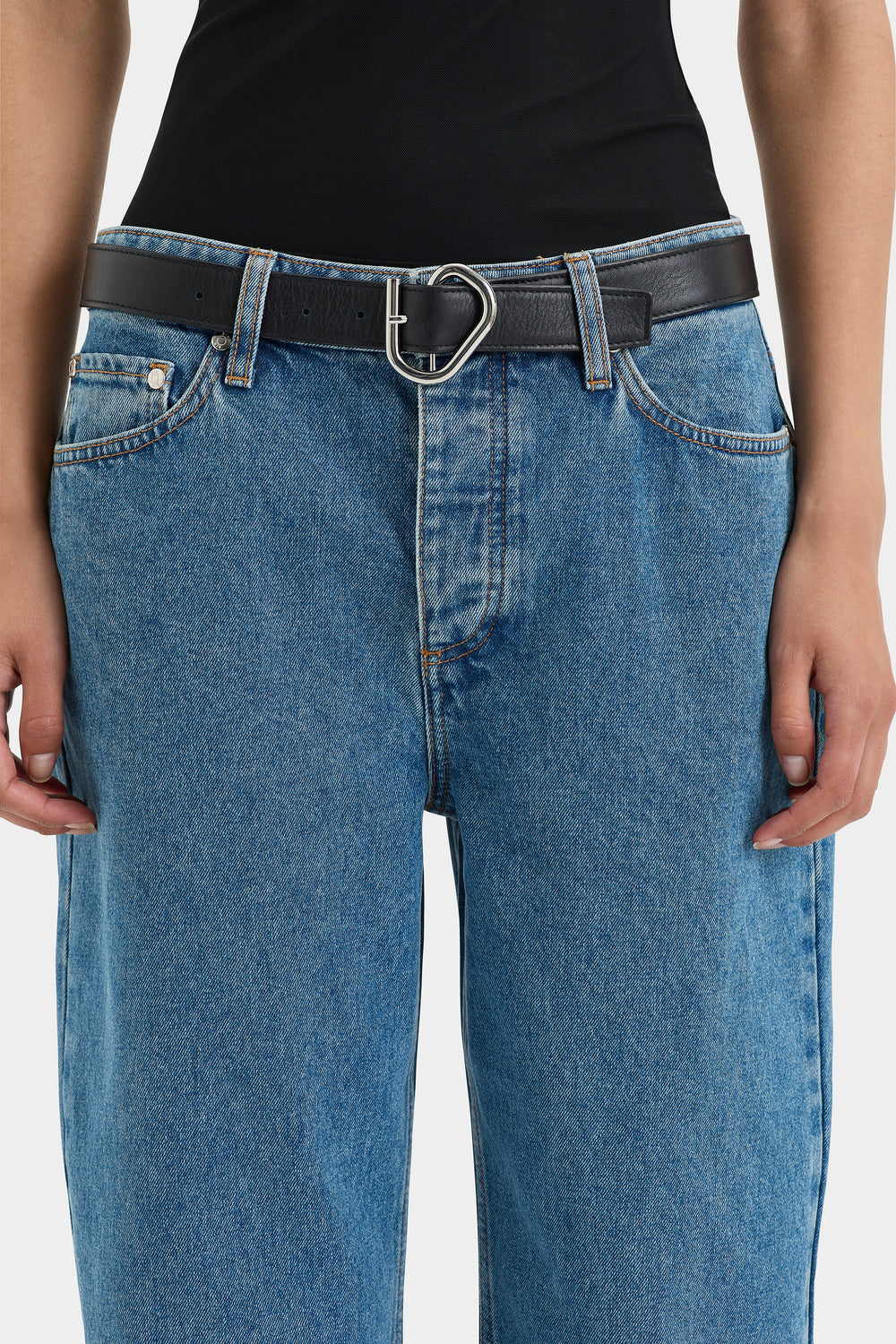 Molinier Narrow Leather Belt