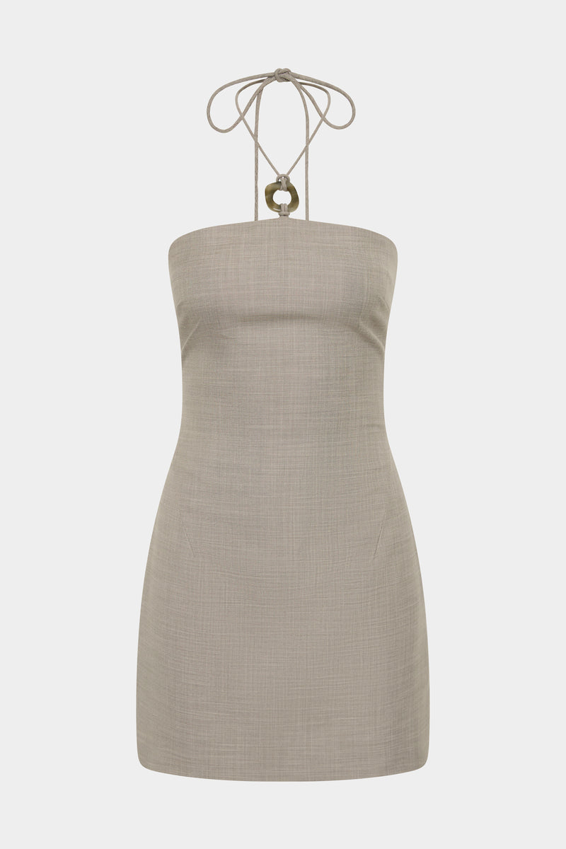 Solene Halter Mini Dress