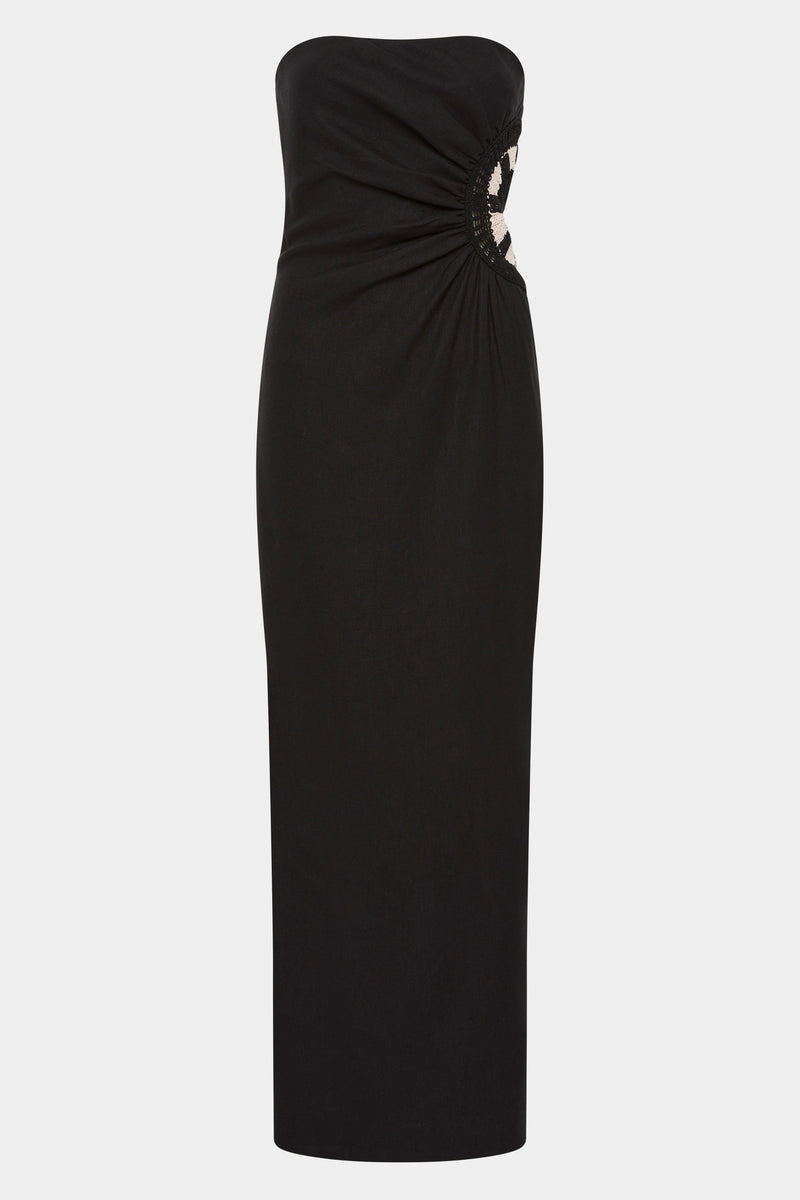 Dorian Strapless Midi Dress