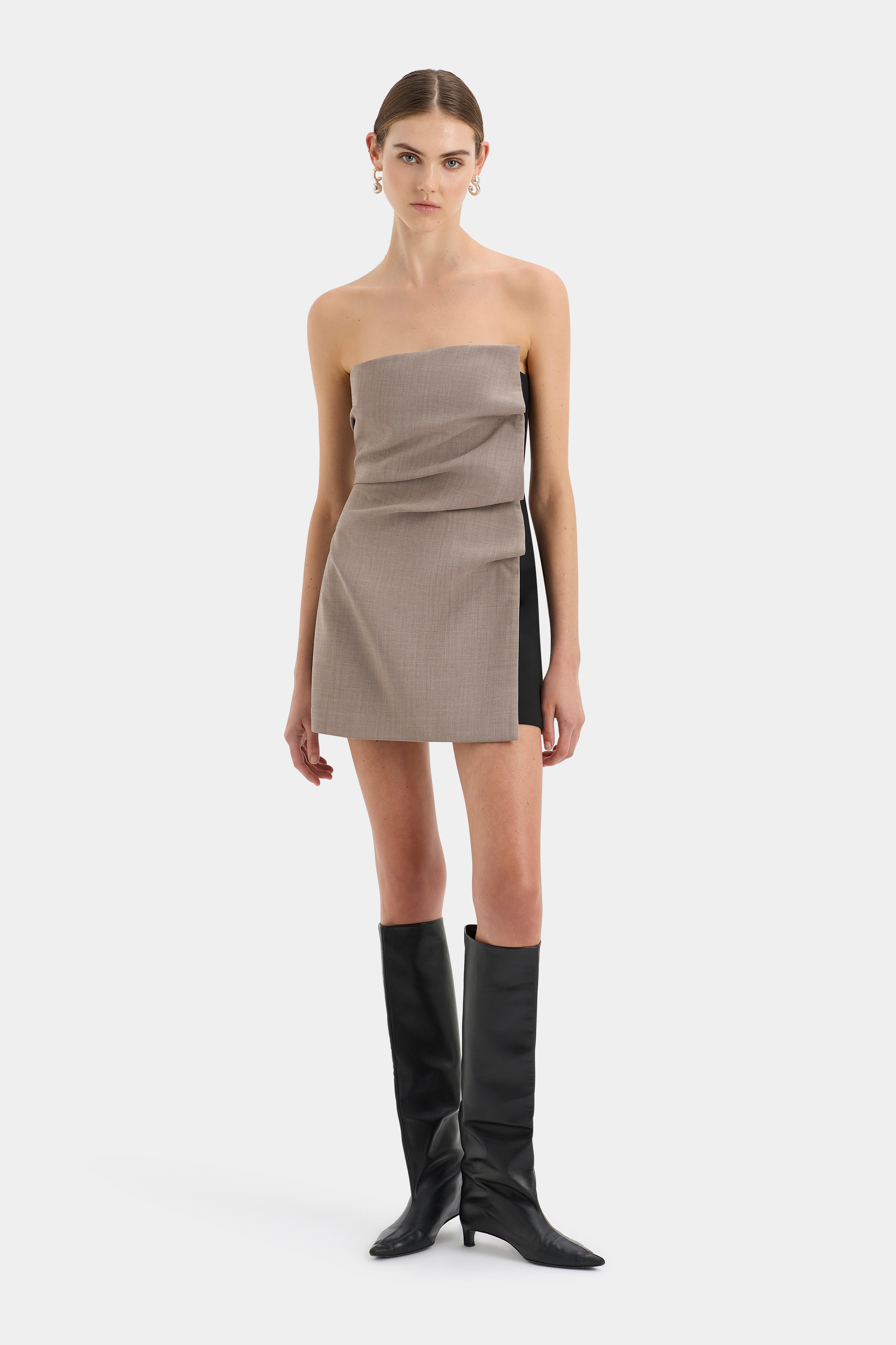 Leonardo Pleated Mini Dress
