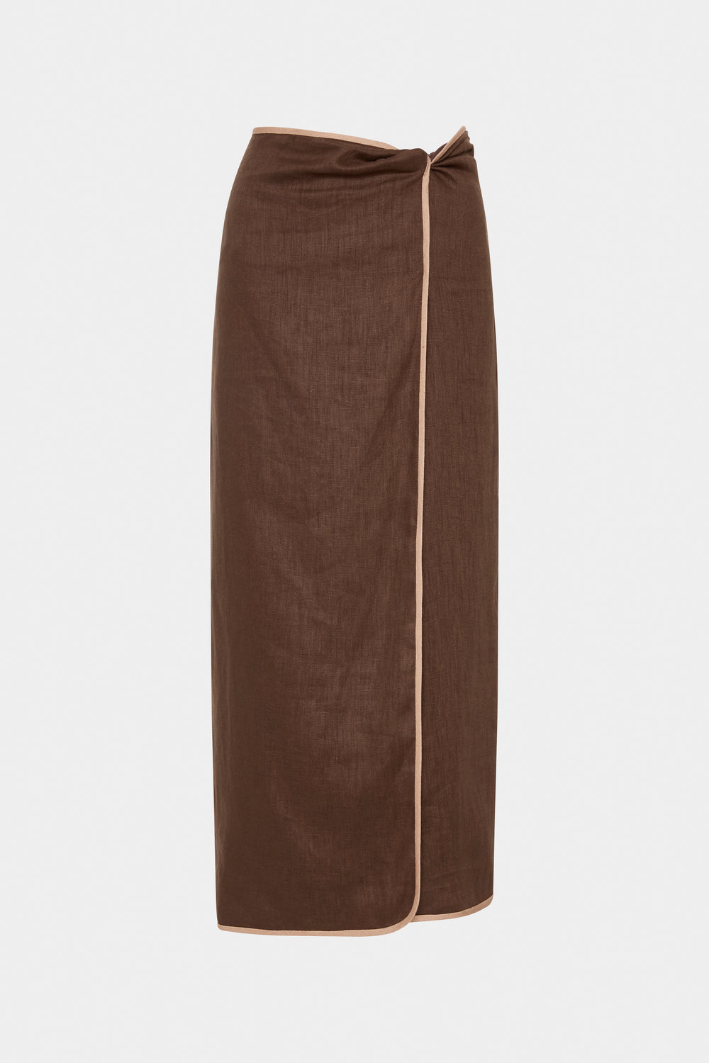 Affogato Twist Midi Skirt