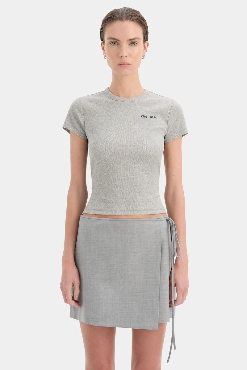 Yes SIR. Ribbed Tee