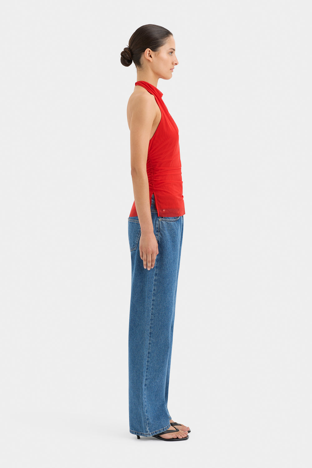 Jacques Mesh Halter Top
