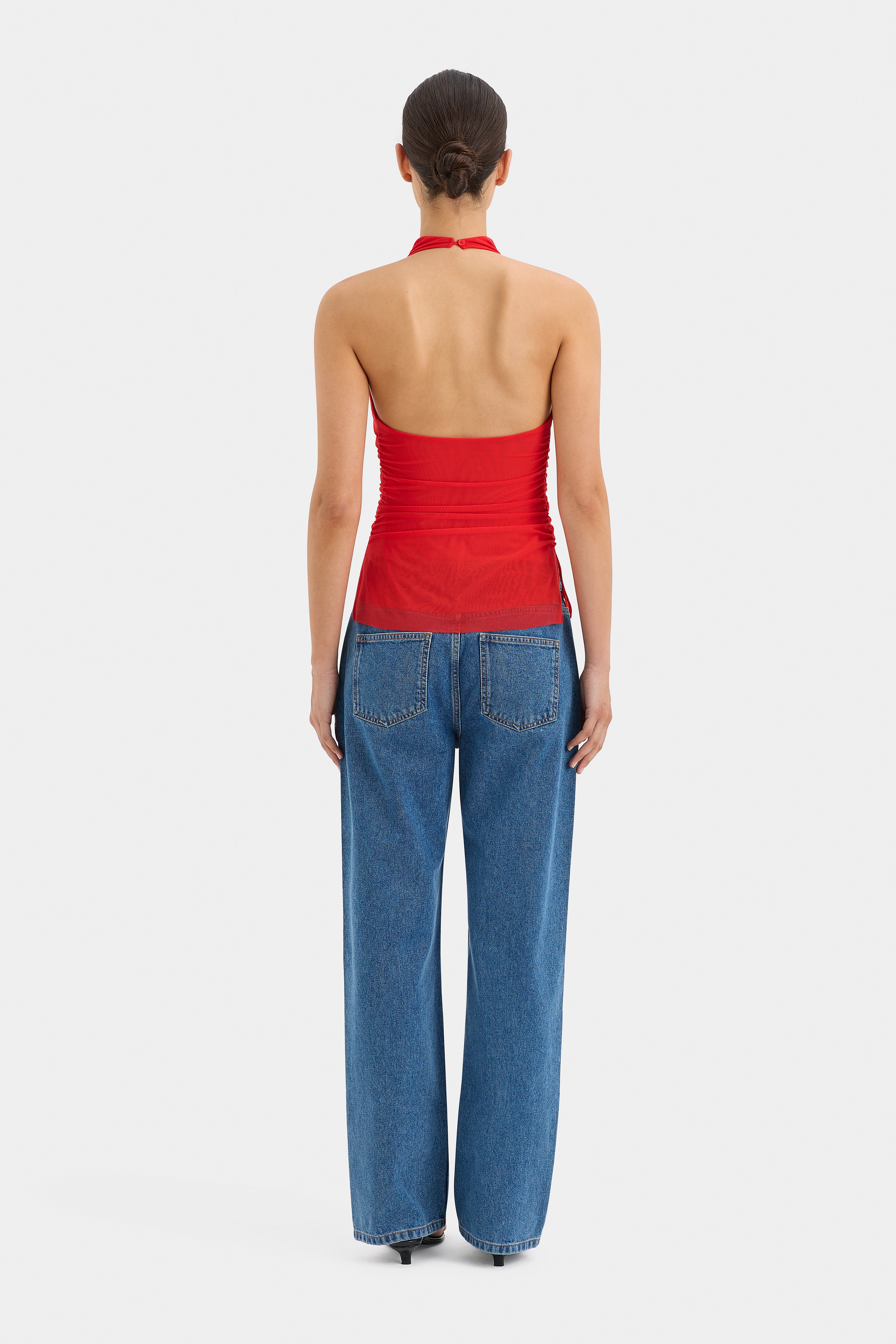 Jacques Mesh Halter Top