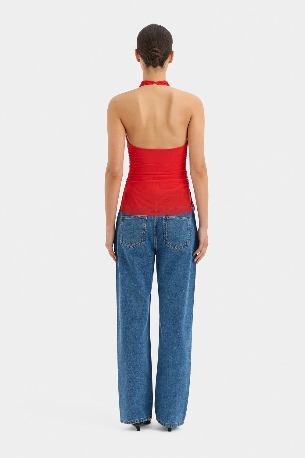 Jacques Mesh Halter Top