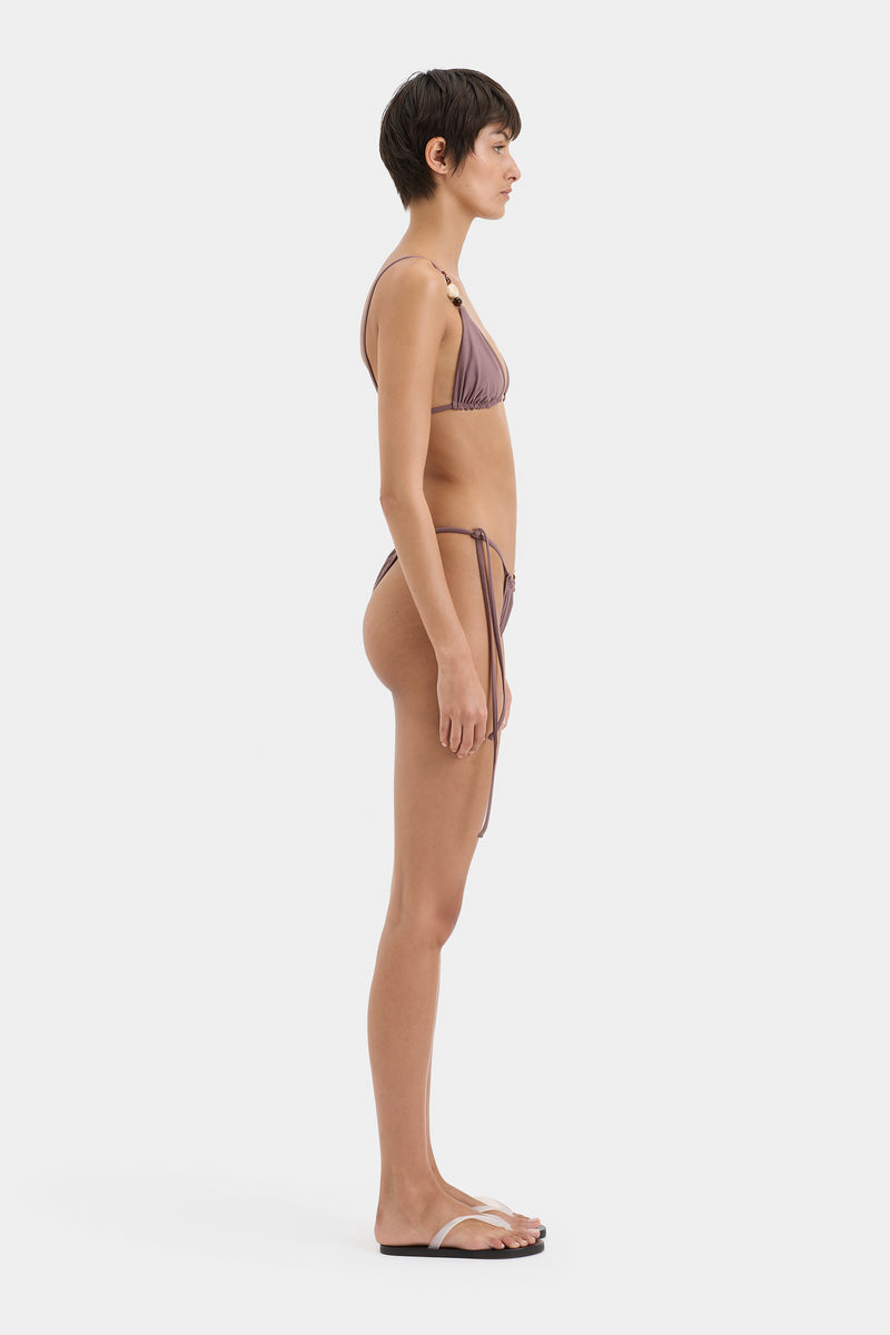 Jeanne Beaded String Triangle Top