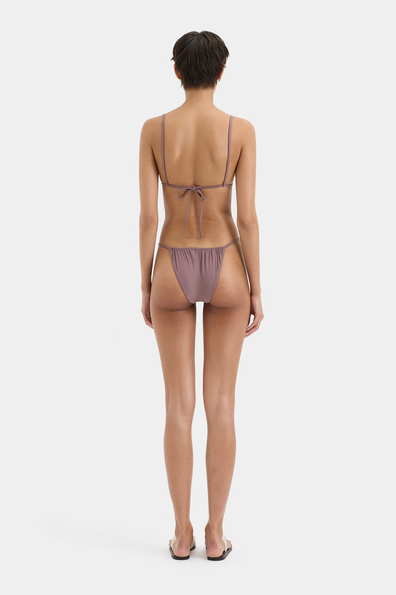 Jeanne Beaded String Triangle Top