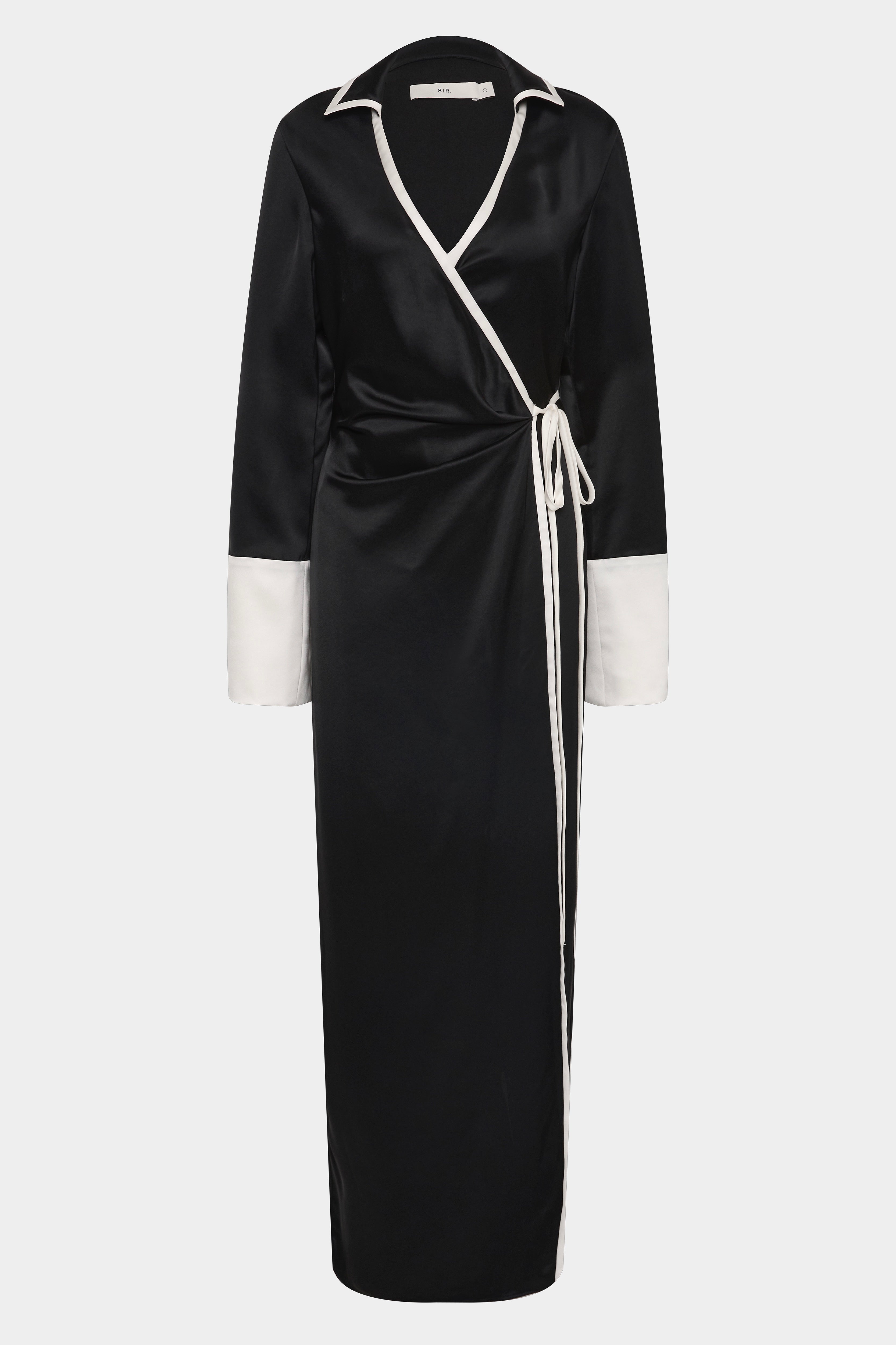 Yasmine Wrap Shirt Dress