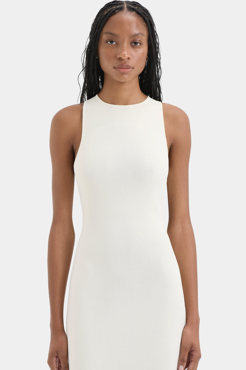 Sabah Cross Back Midi Dress