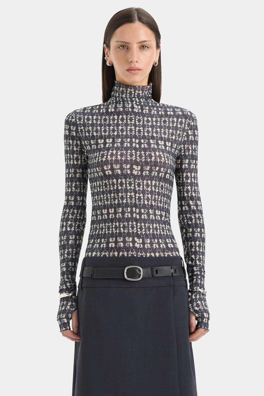 Mathias Tailored Midi Skirt
