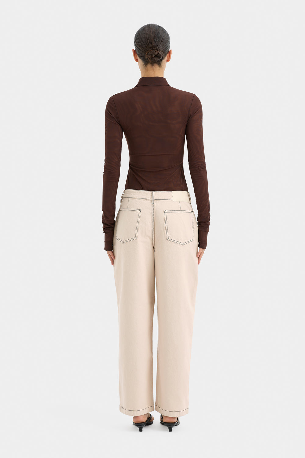 Jacques Mesh Zip Bodysuit
