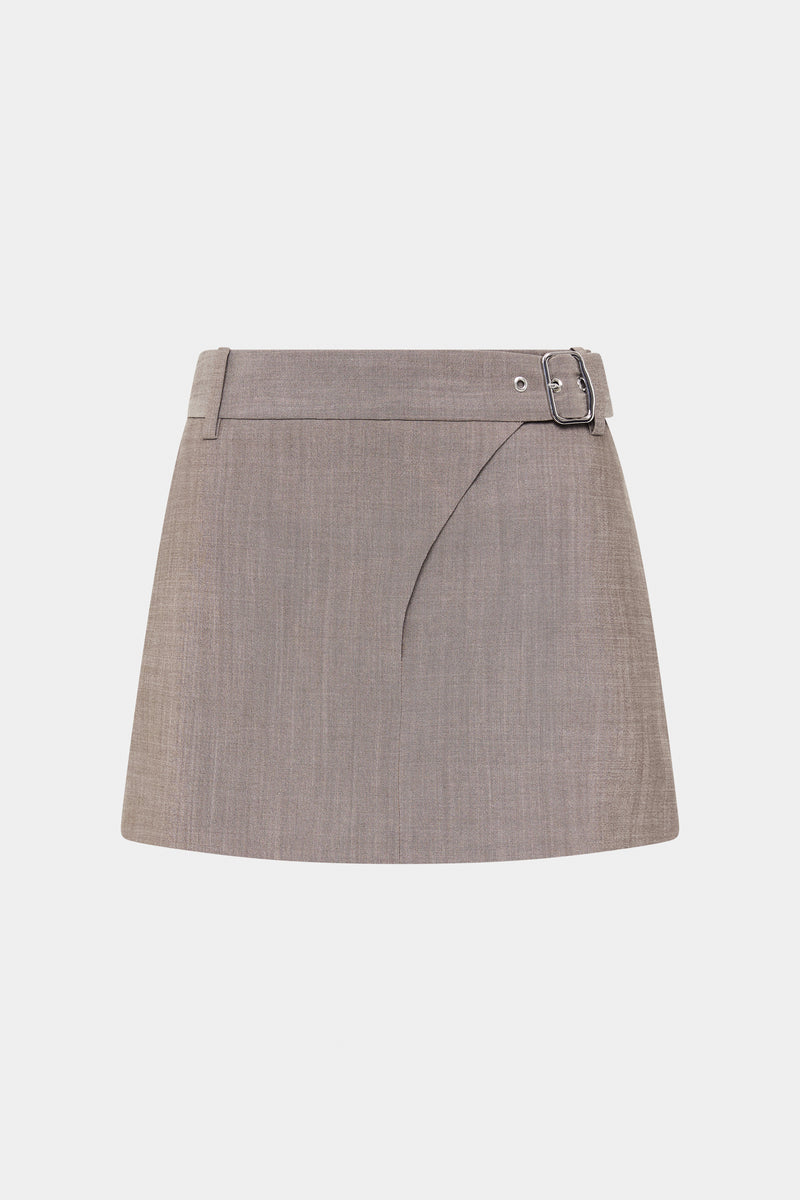 Leonardo Belted Mini Skirt