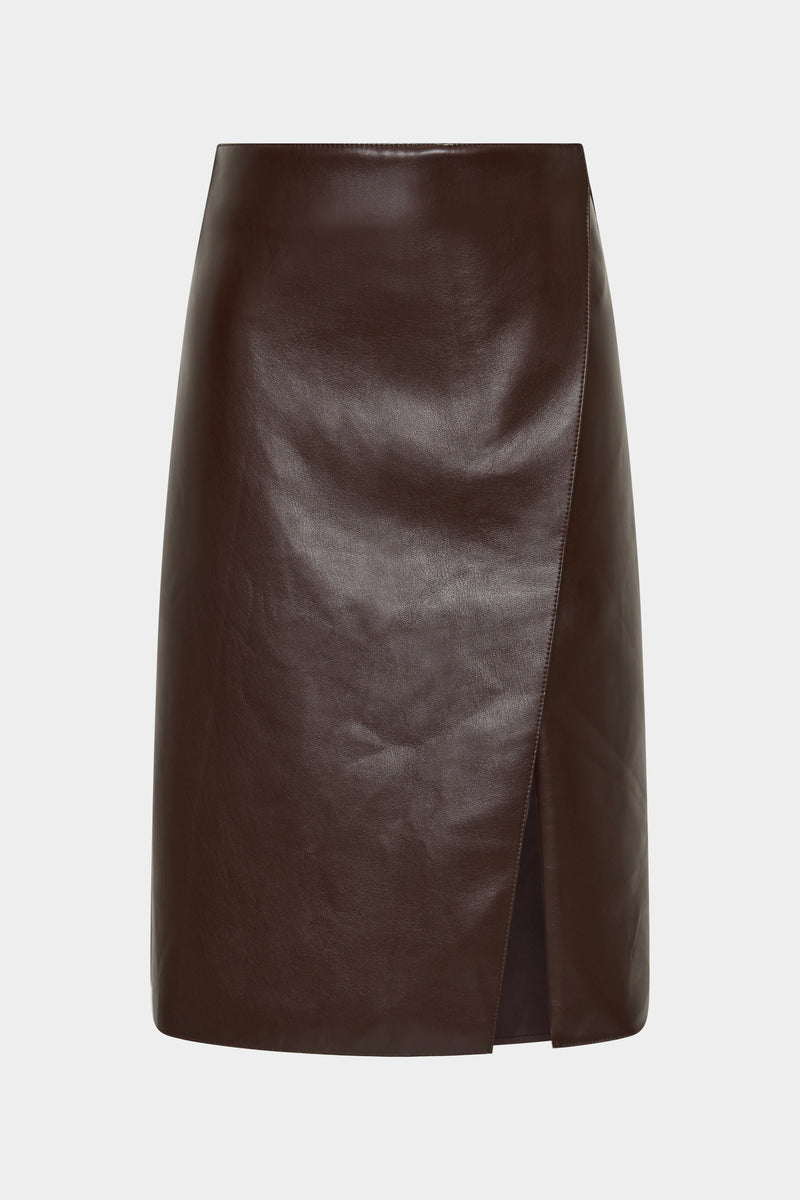 Tomi Wrap Midi Skirt