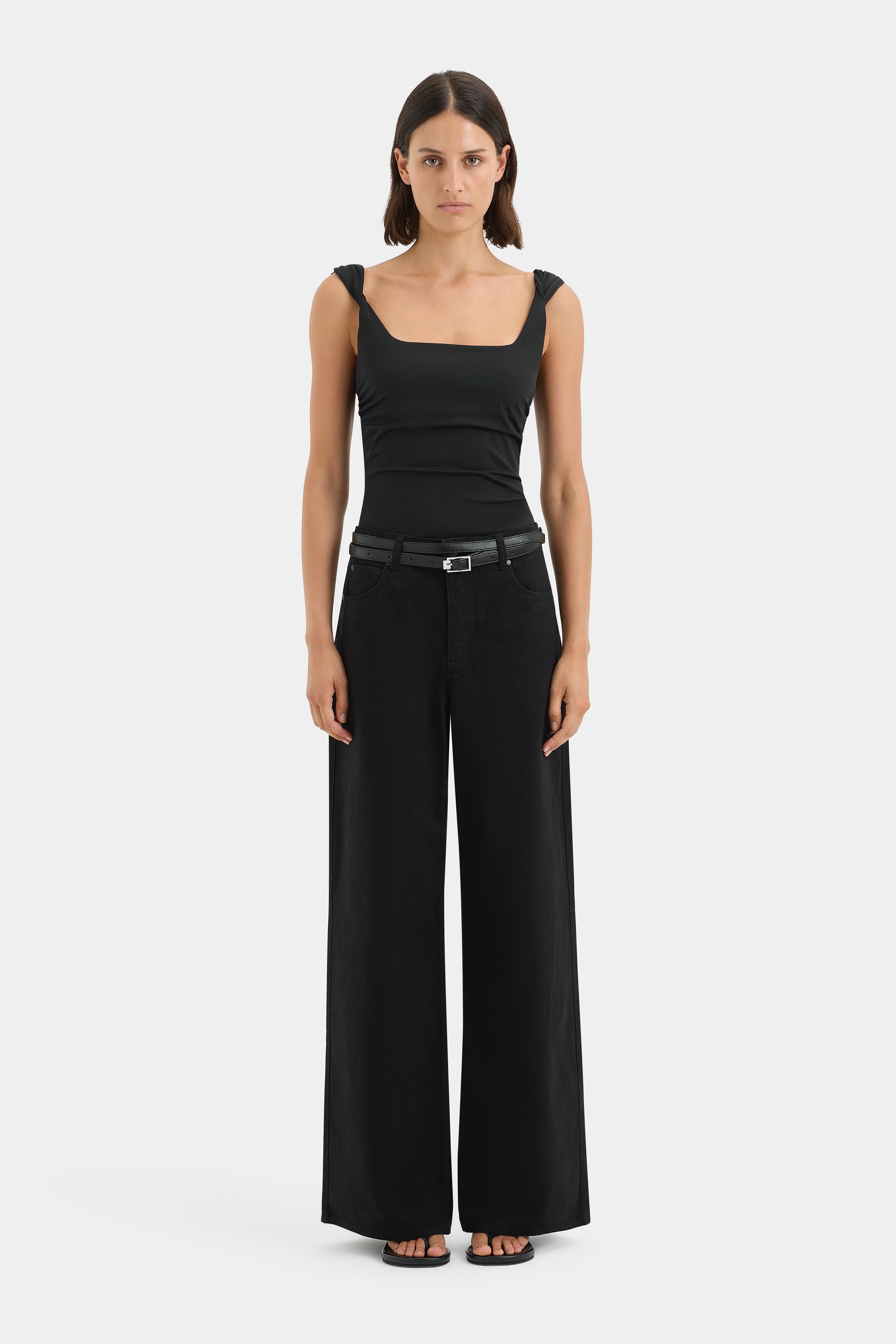 Classic Leather Wrap Belt