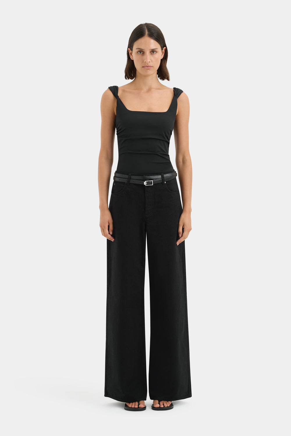 Classic Leather Wrap Belt