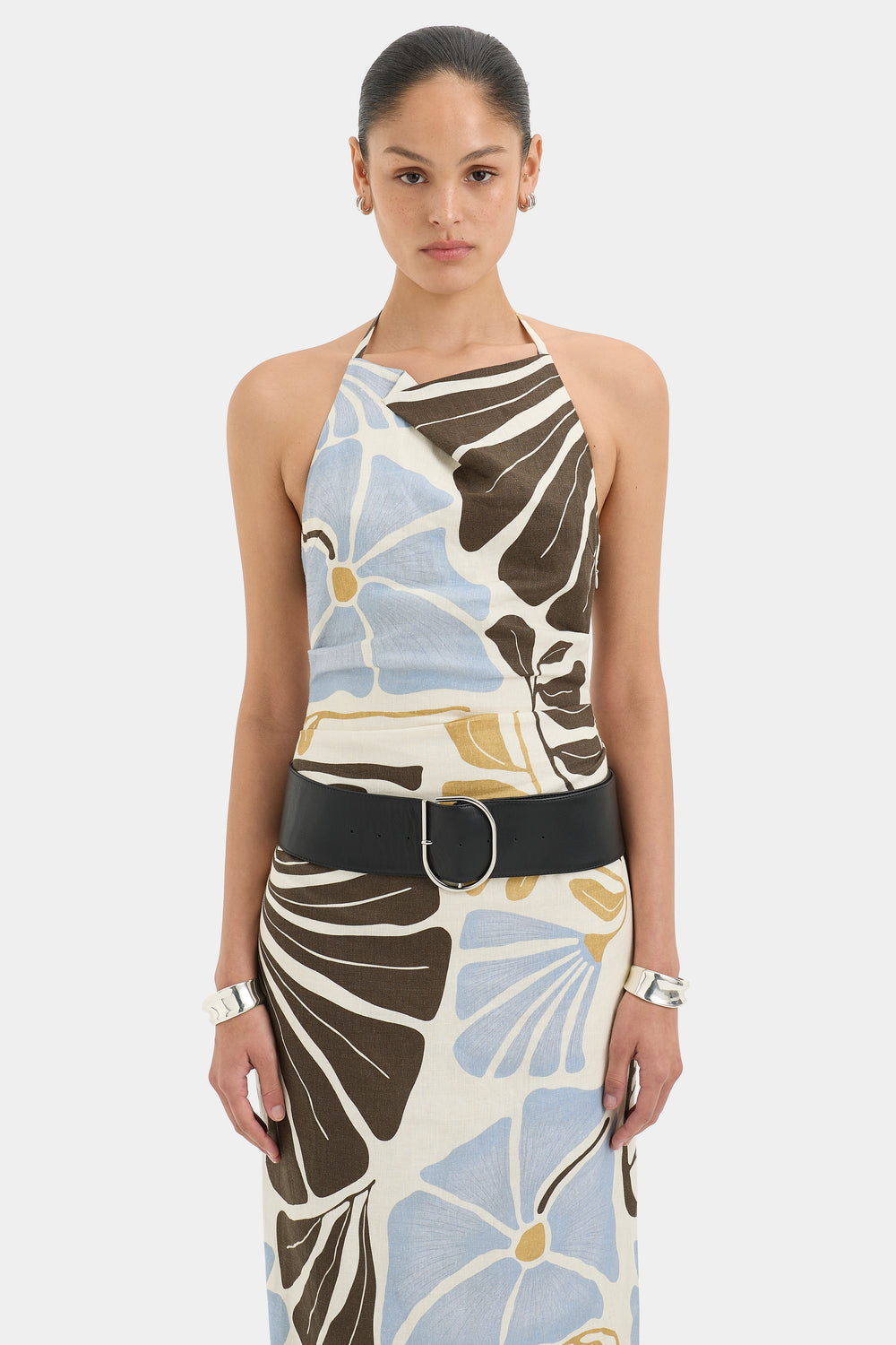 Lola Pleated Midi Dress