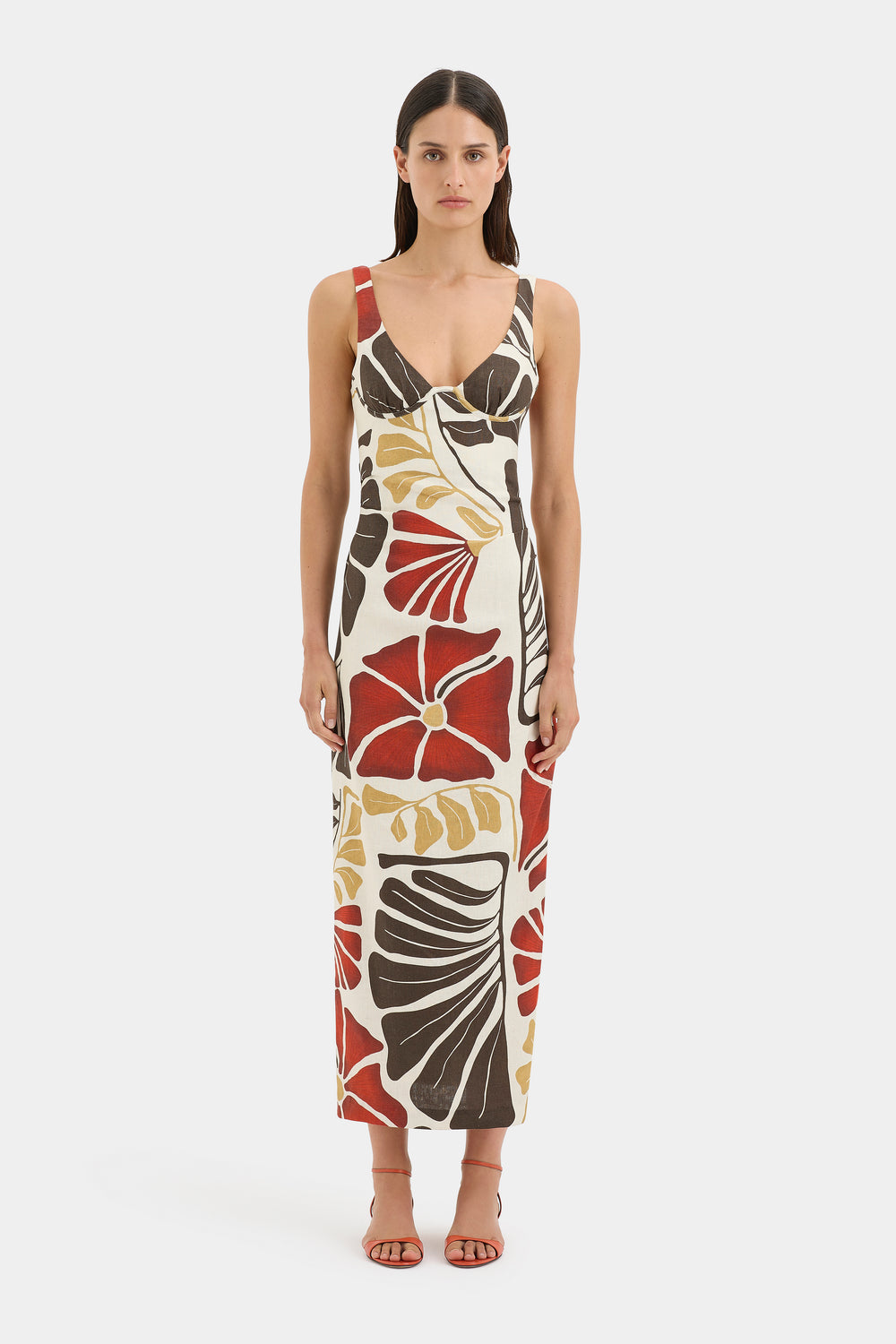 Julietta Balconette Midi Dress