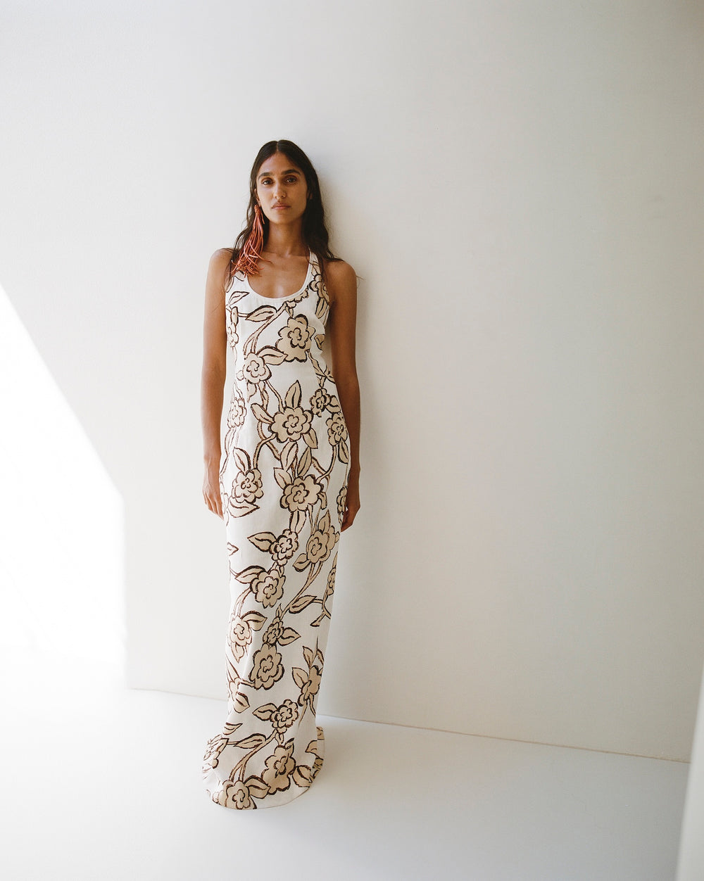 Elodie Halter Midi Dress