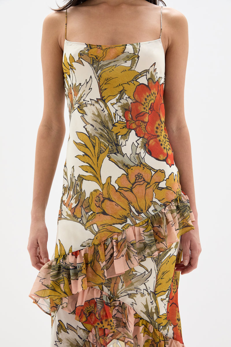 Estella Ruffle Maxi Dress