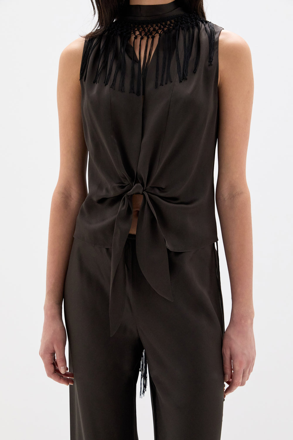 Lula Fringe Tie Top