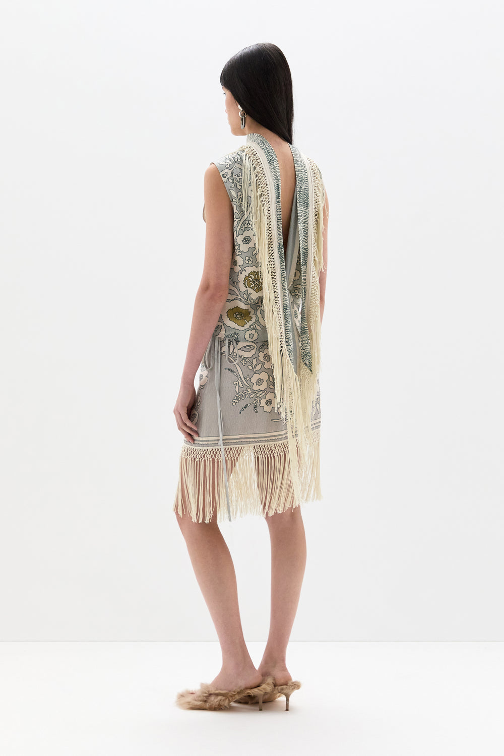 Lula Fringe Wrap Mini Skirt