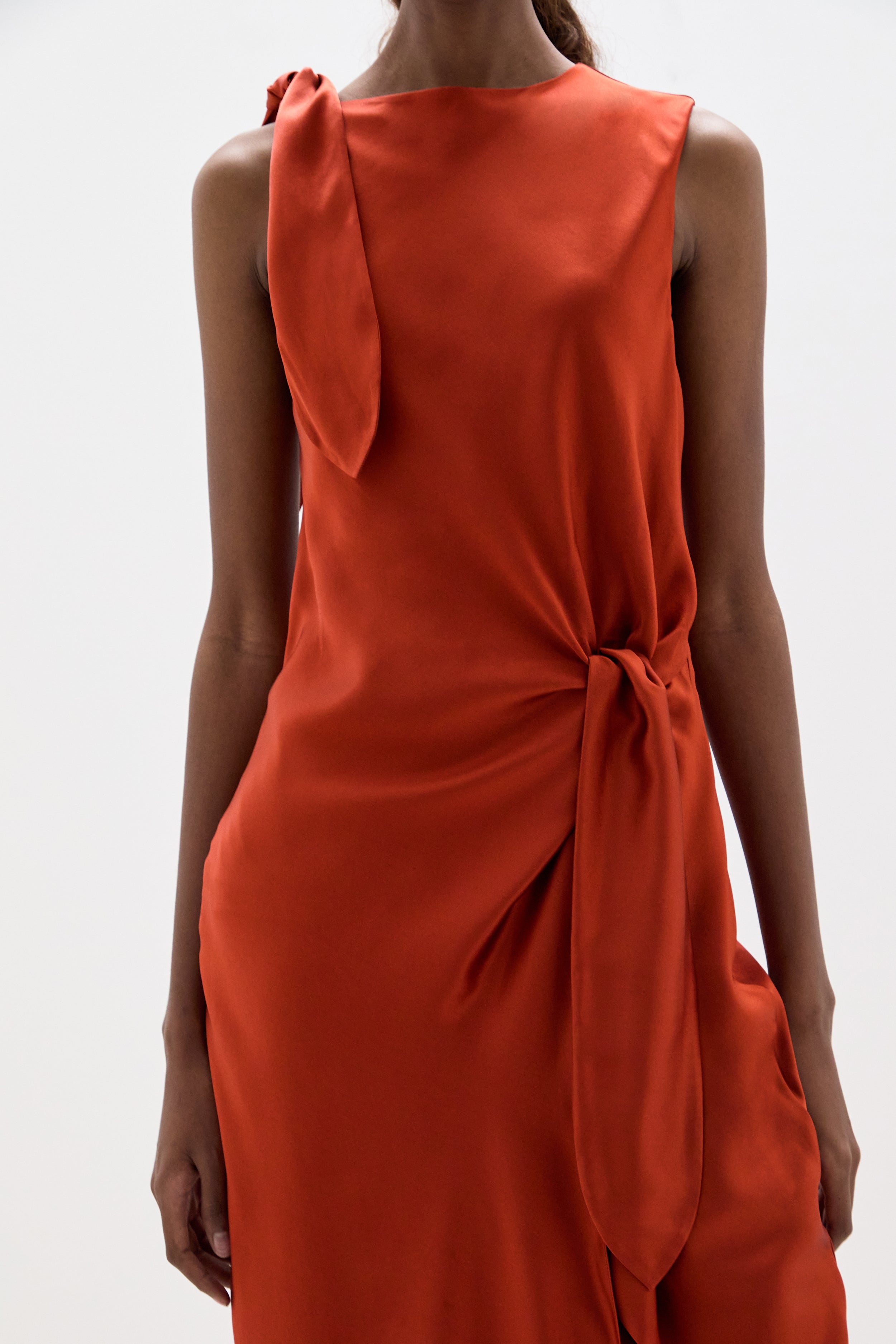 Gabriete Tie Shoulder Dress