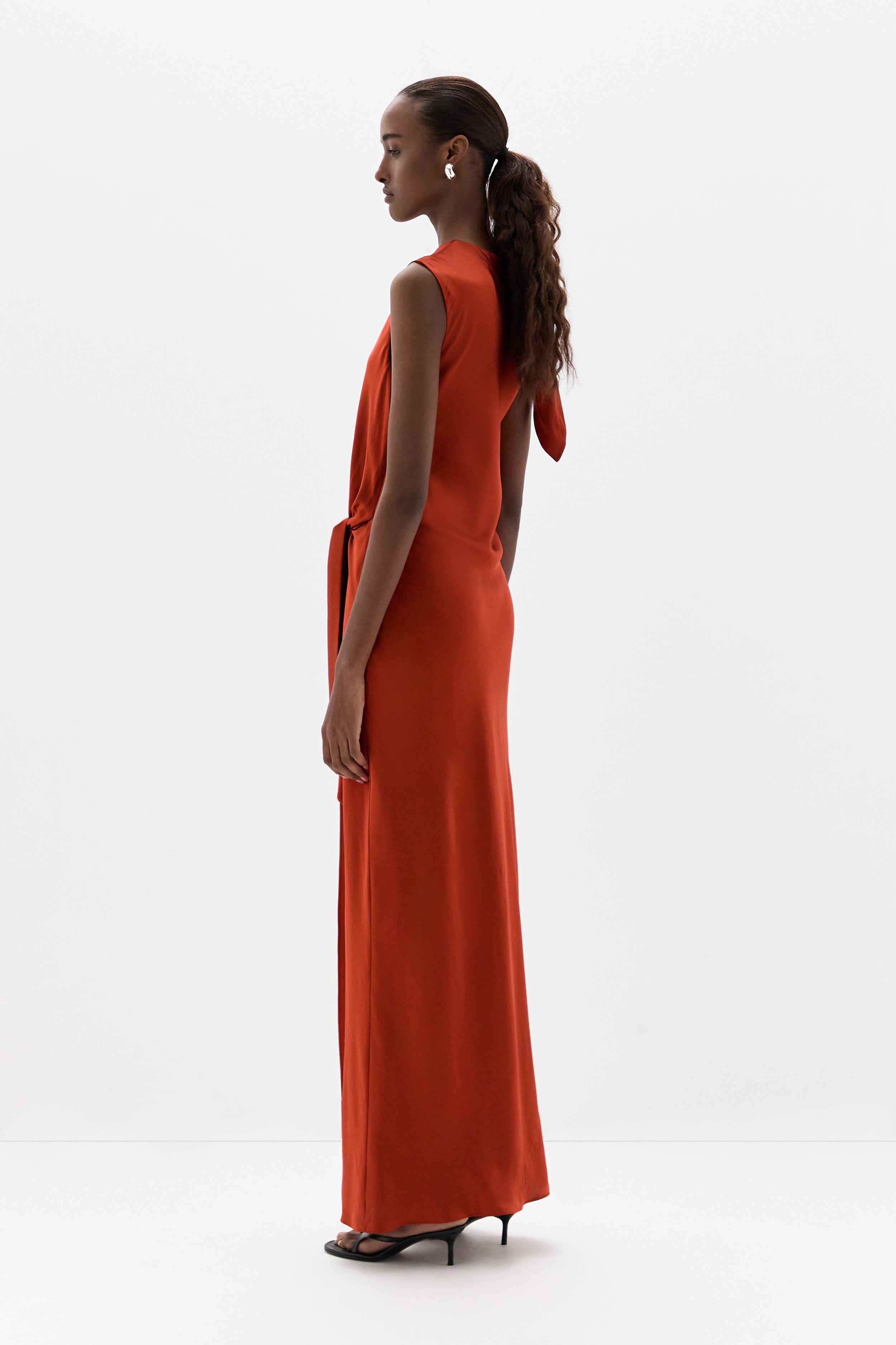 Gabriete Tie Shoulder Dress