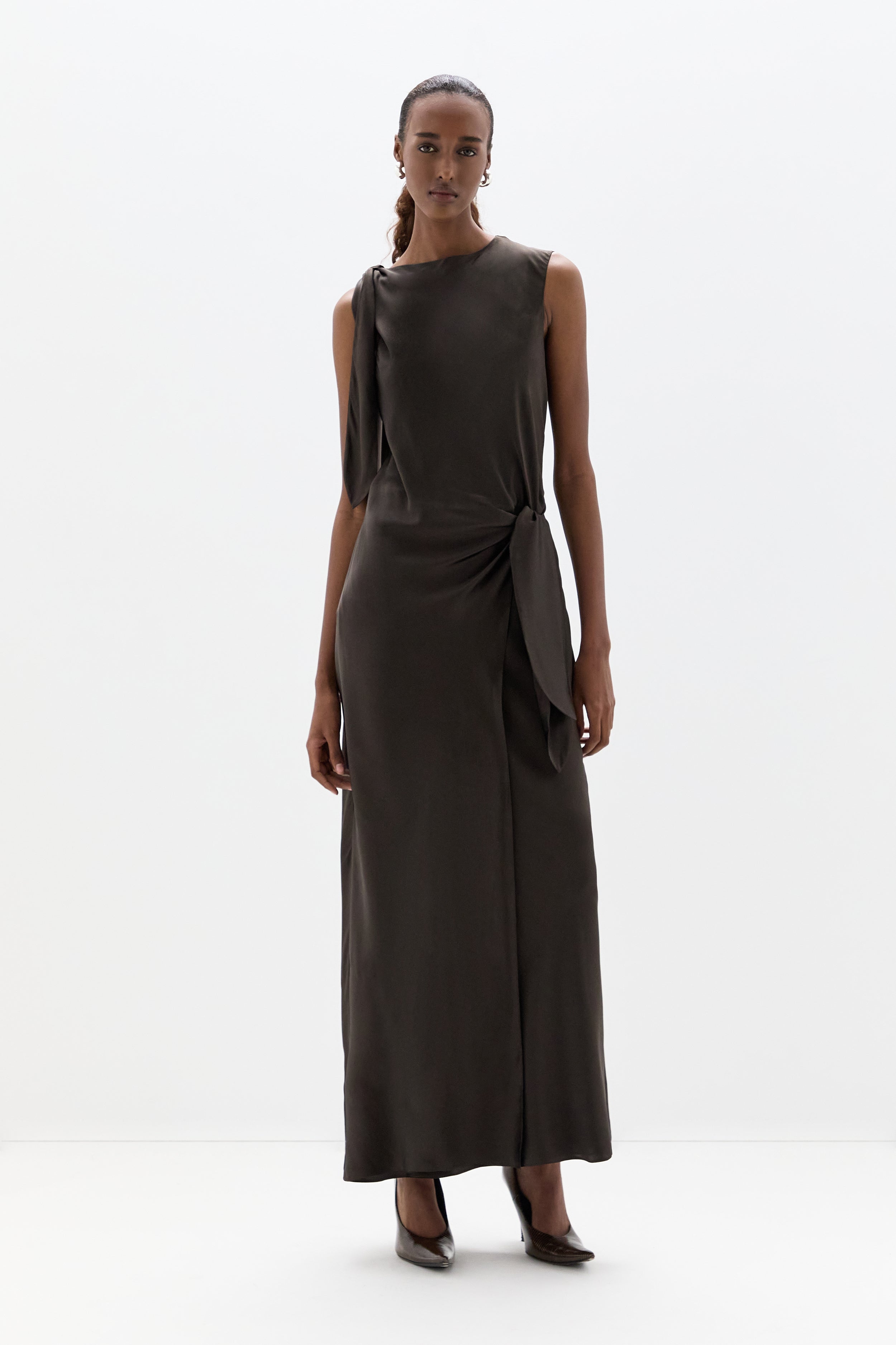 Gabriete Tie Shoulder Dress