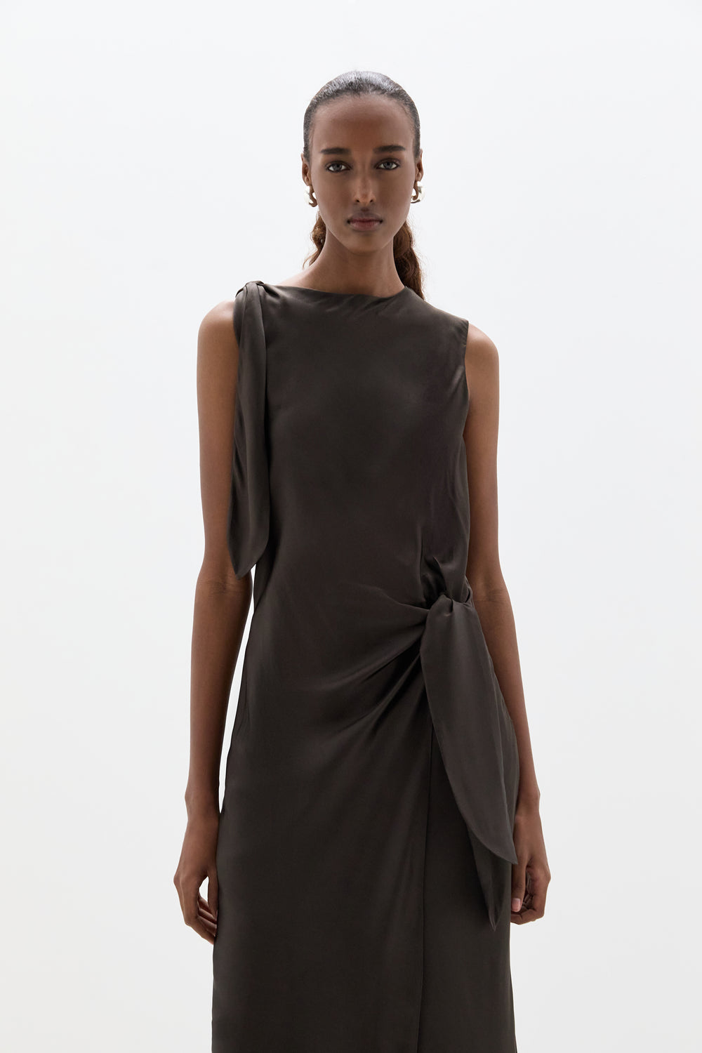 Gabriete Tie Shoulder Dress