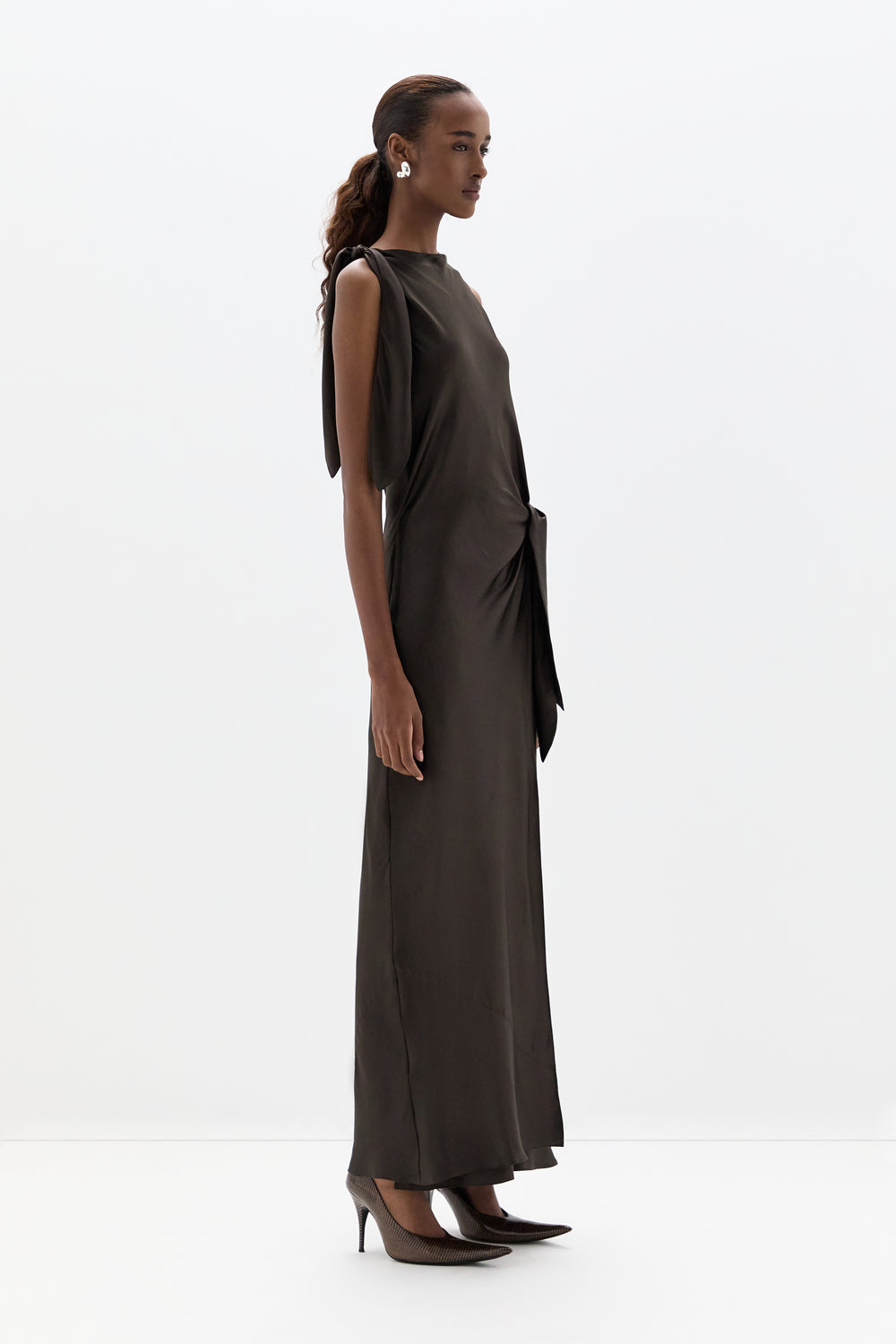 Gabriete Tie Shoulder Dress