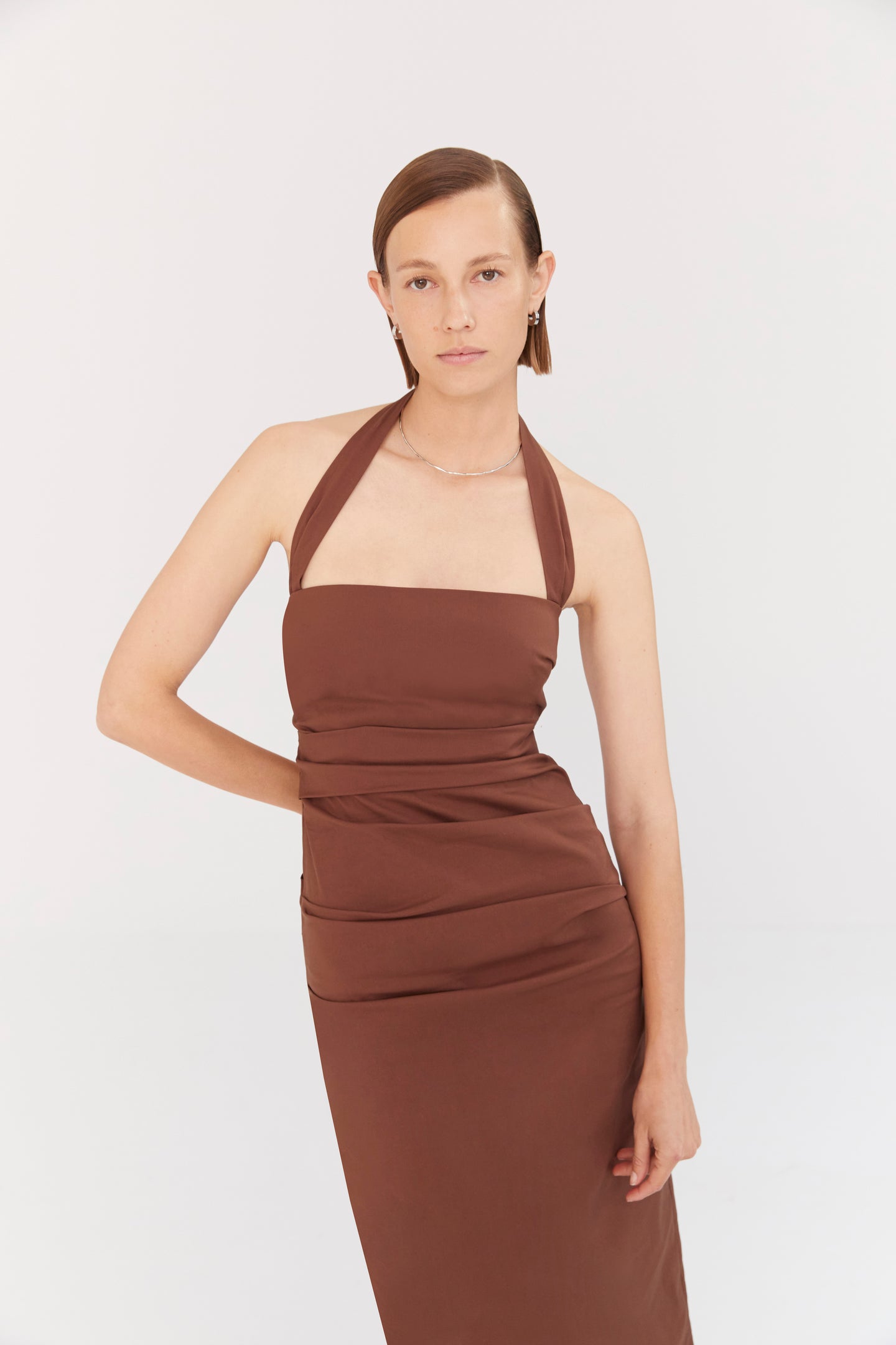 SIR the label Nikki Gown Brown