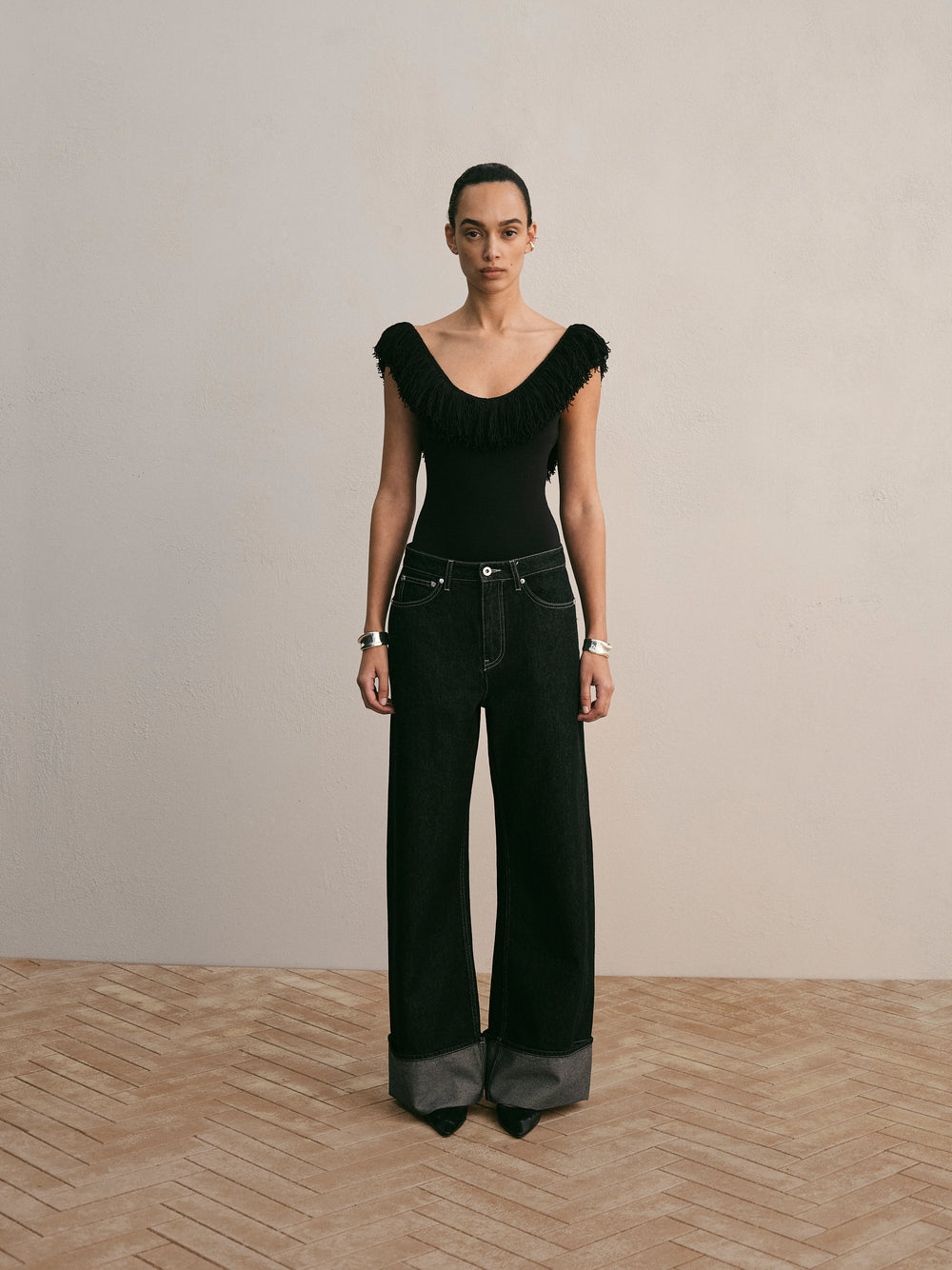 Marcelline Fringe Bodysuit