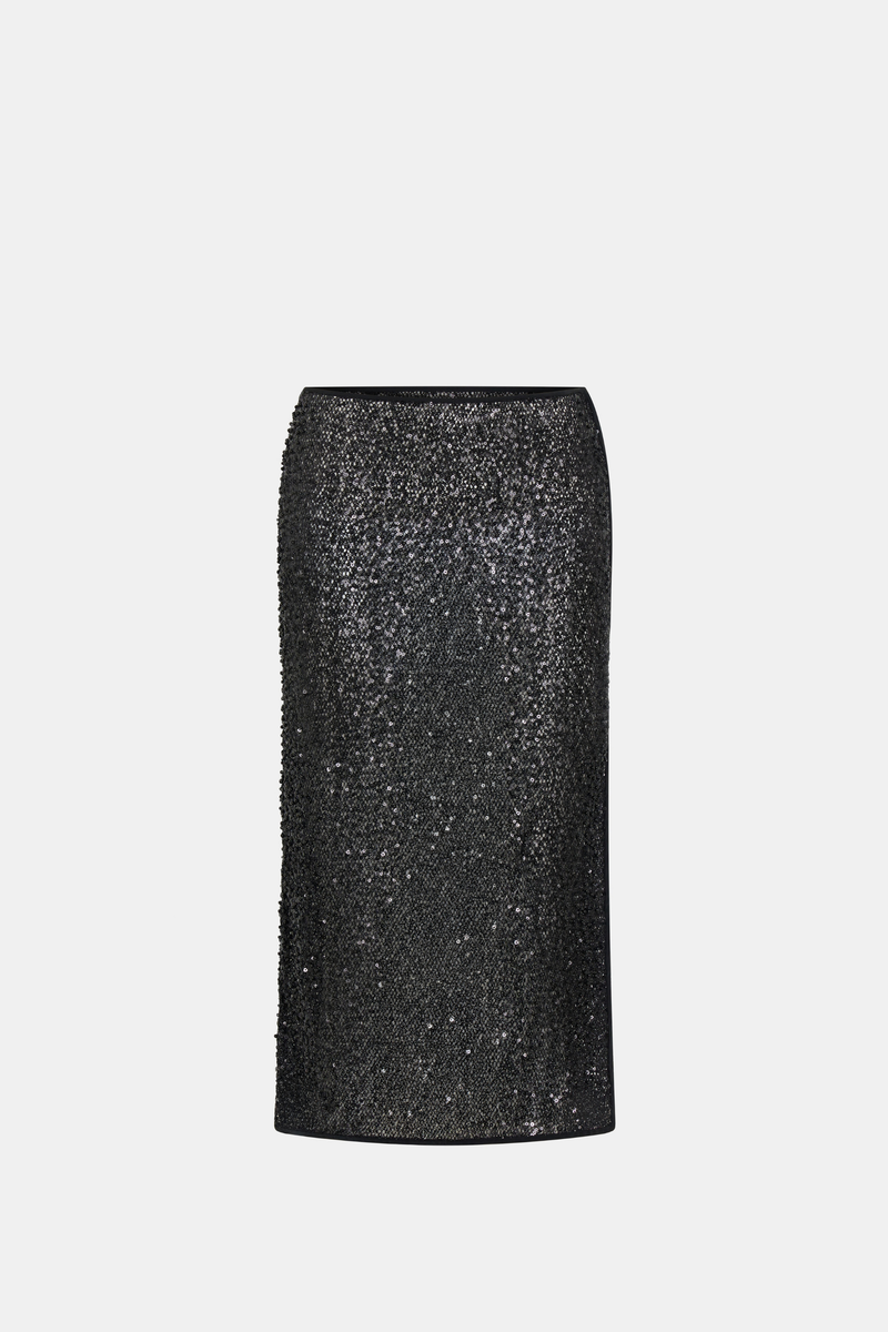 Cassia Sequin Midi Skirt