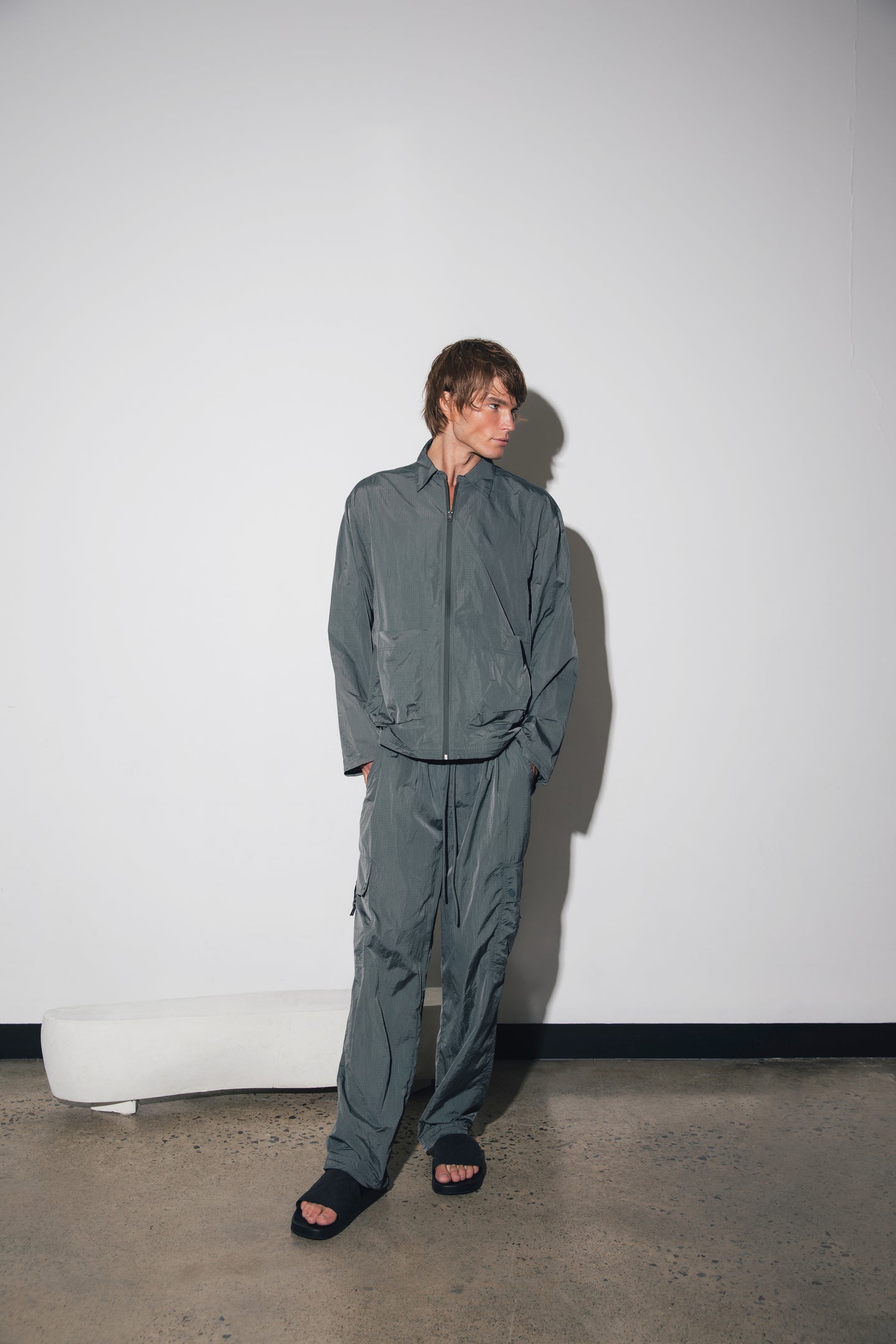 SIR the label LUCIEN ZIP JACKET KHAKI