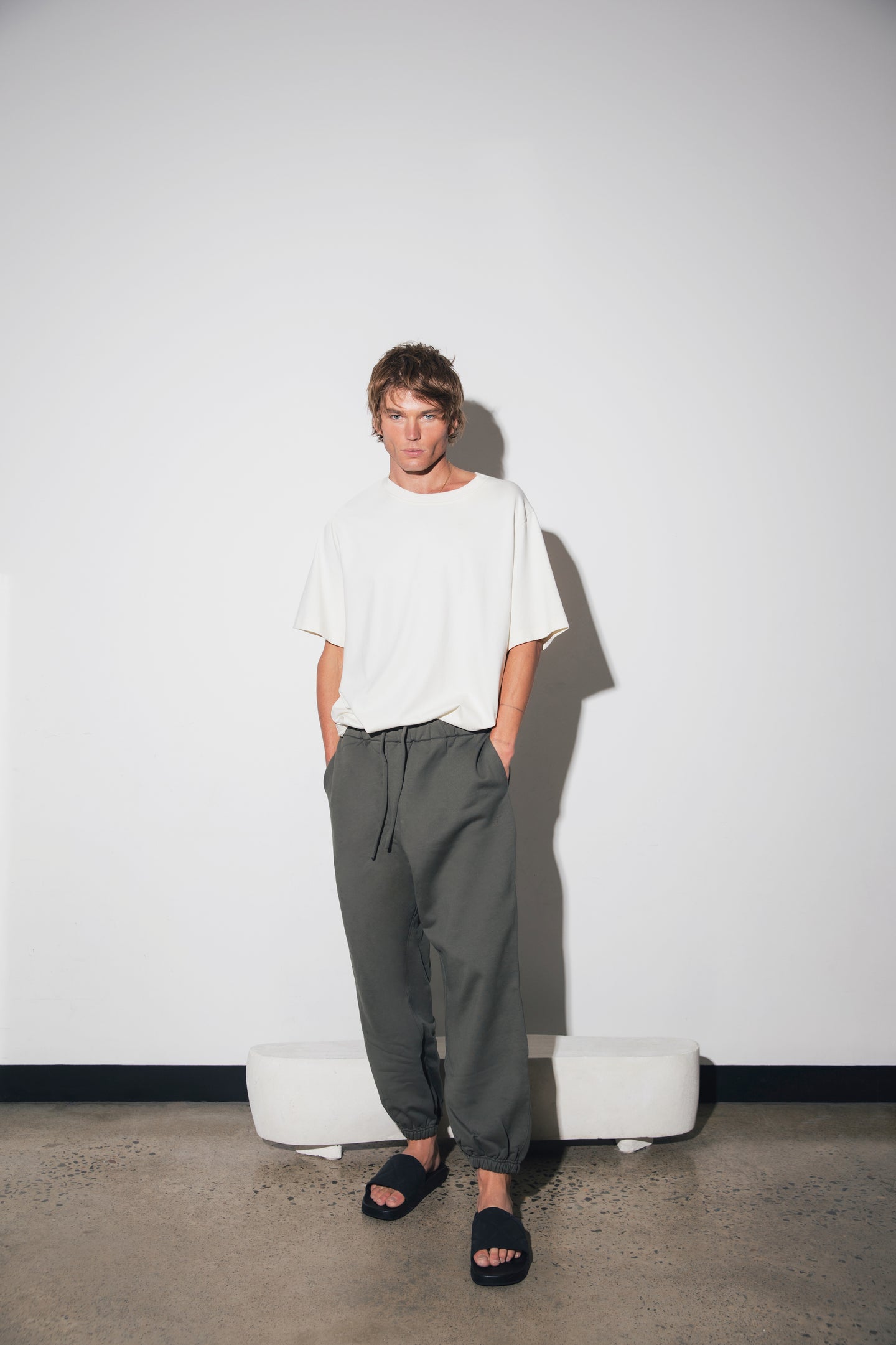 SIR the label CLOVIS SWEATPANT KHAKI