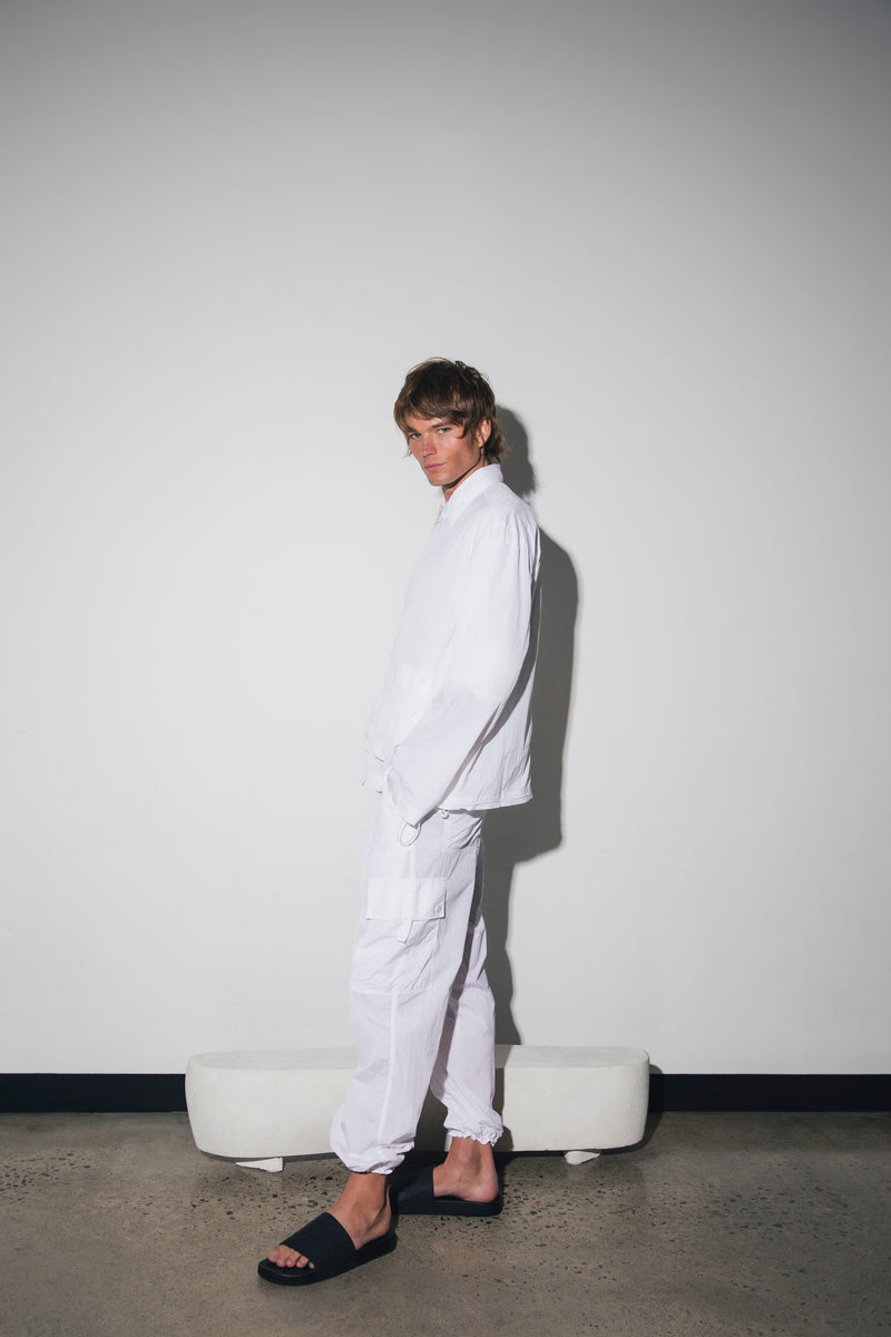 SIR the label LUCIEN ZIP JACKET BLANC