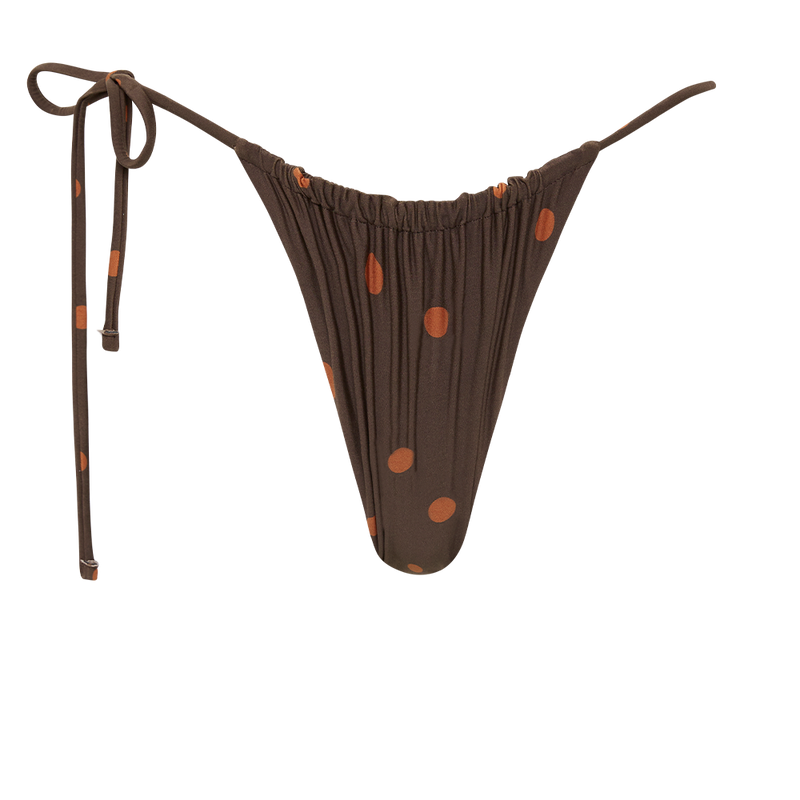 SIR the label Alina String Brief CHOCOLATE DOT