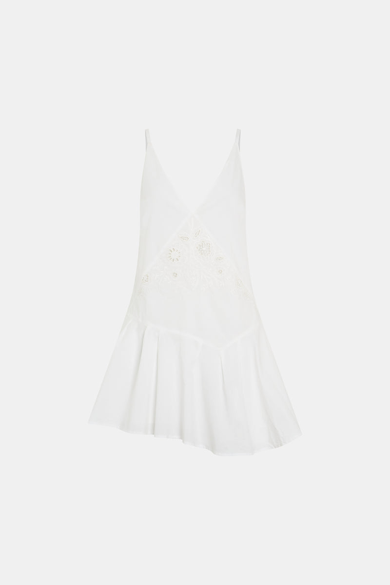 Frida Embroidered Mini Dress